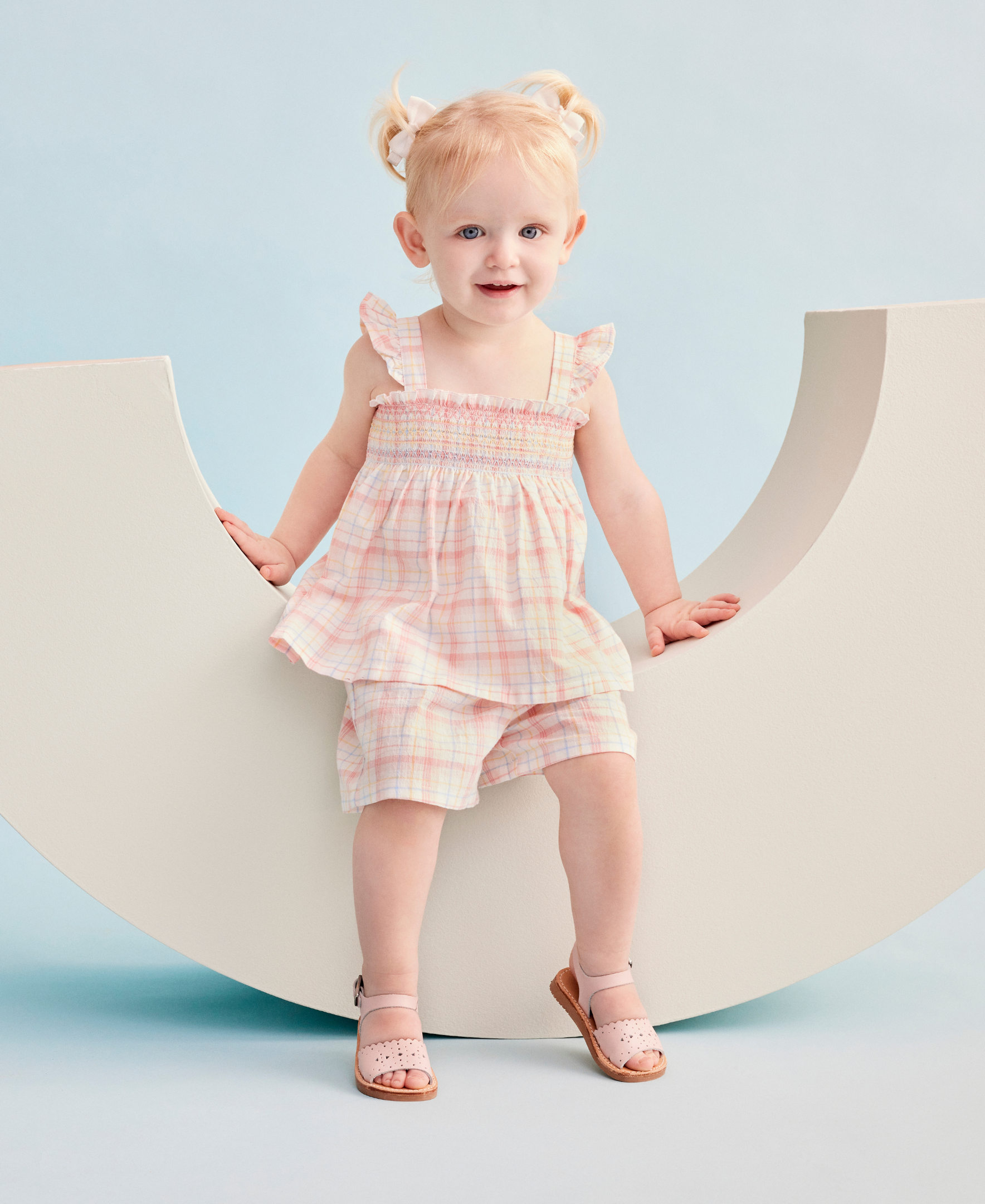 Plaid Woven Play Set (2T-4T) - Little Me