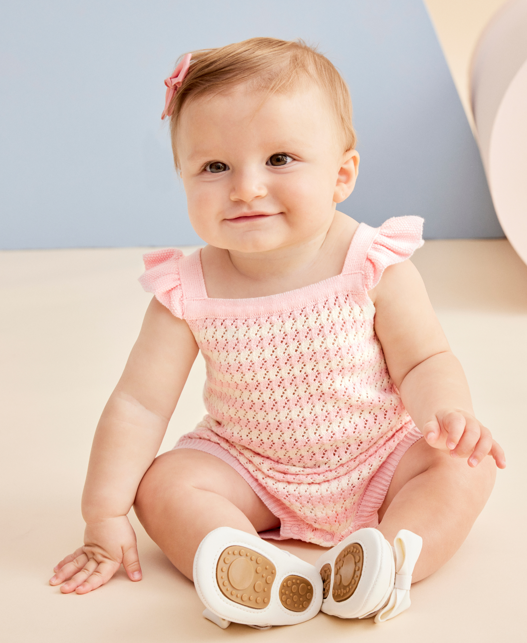 Striped Pointelle Bubble - Little Me