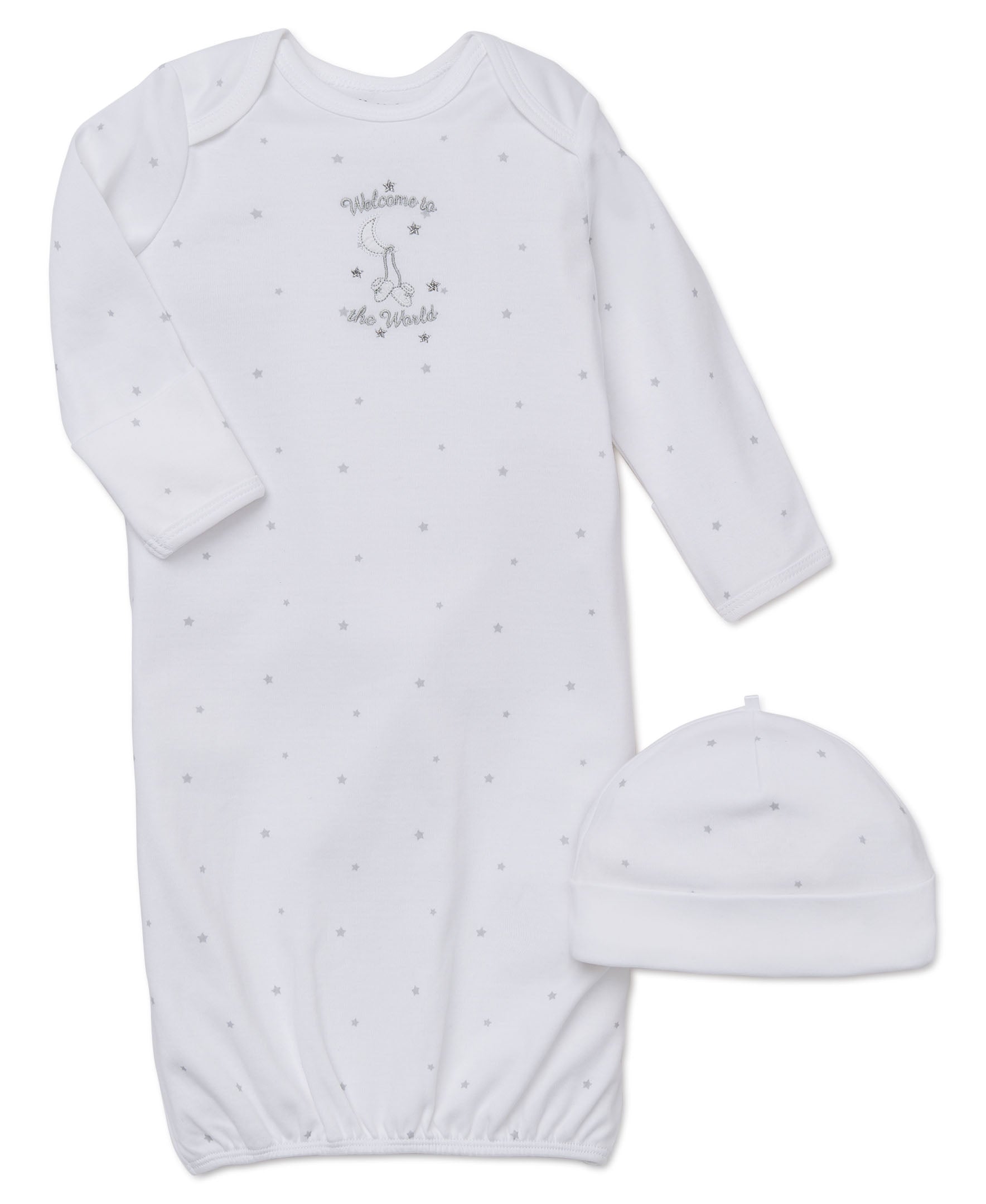 Who Sells Little Me Baby Boys Cute Puppies Gown And Hat, Piece