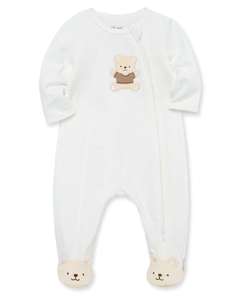 Gentle Bear 2-Way-Zip Footie - Little Me