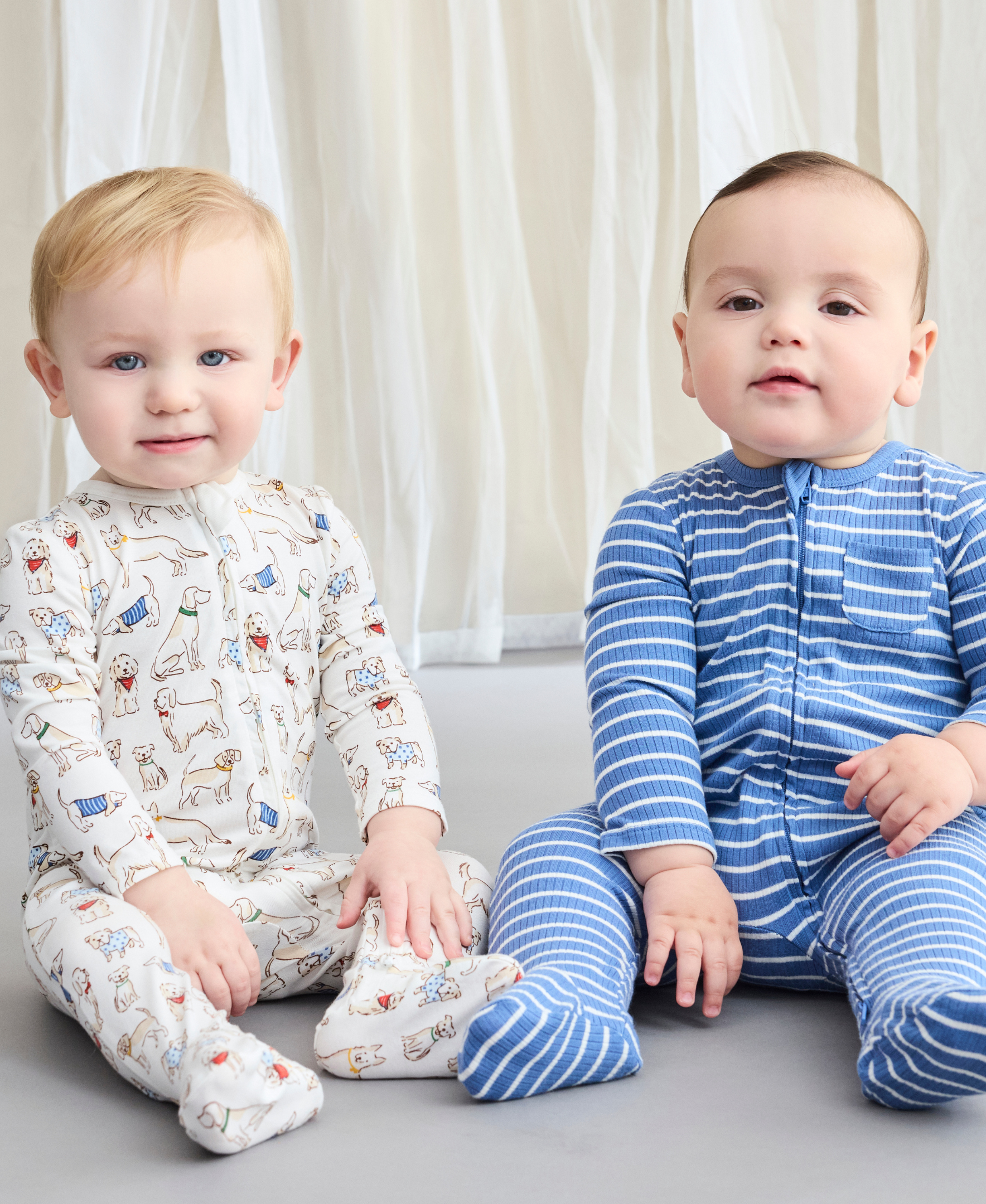 Puppy Parade Footies (2-Pack) - Little Me