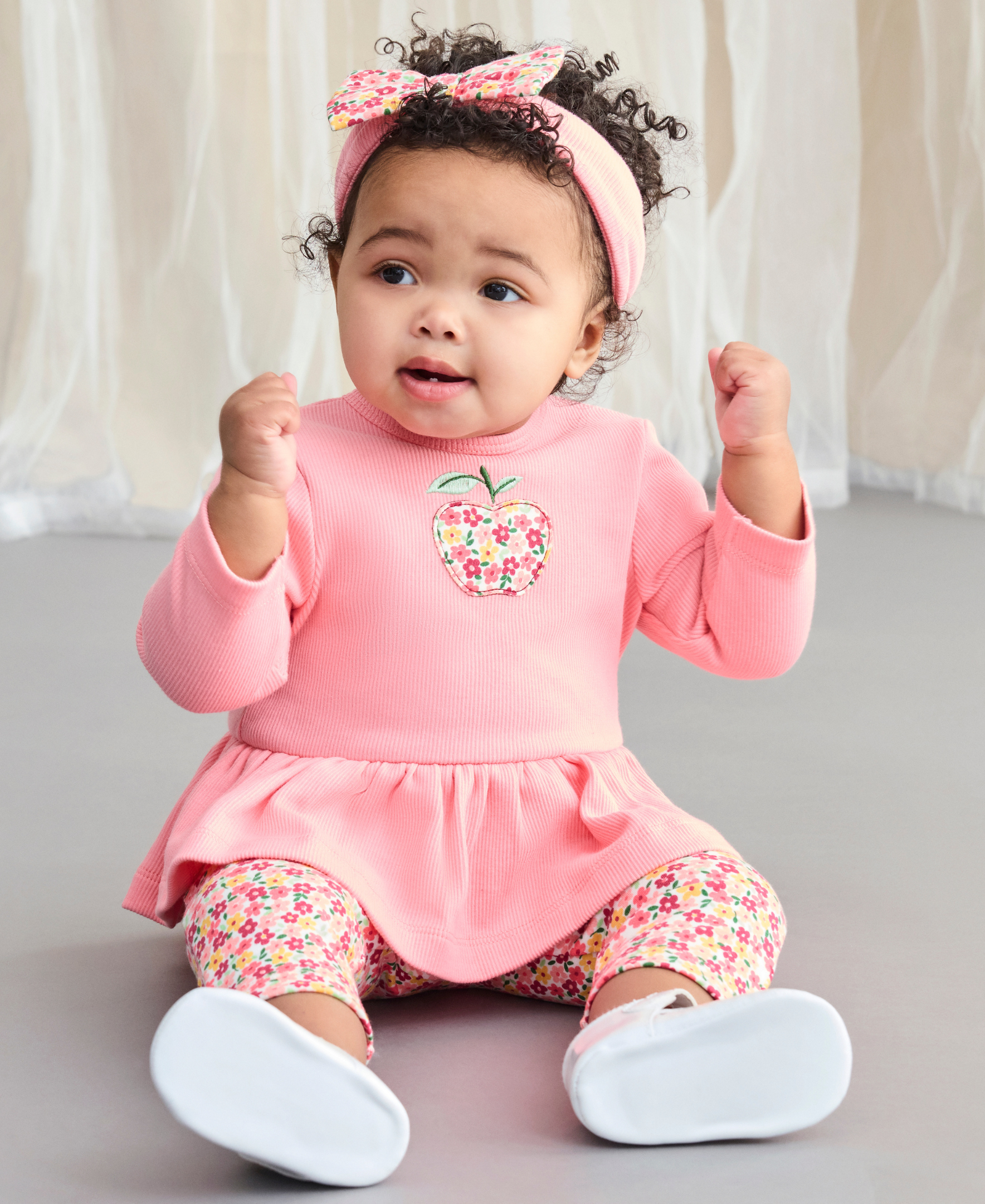 Apple Bodysuit & Legging Set (3M-12M) - Little Me