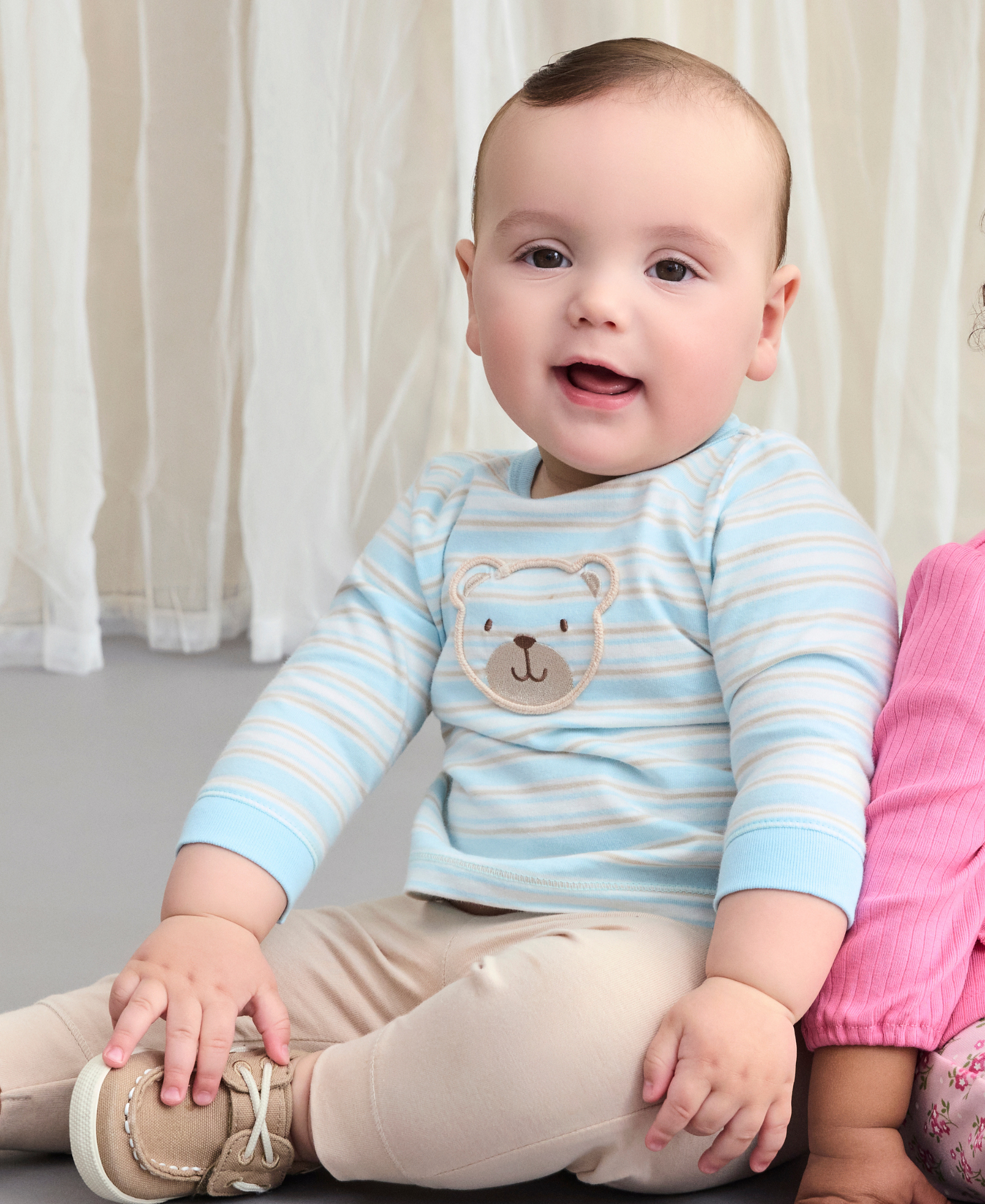 Bear Jogger & Sock Set (12M-24M) - Little Me
