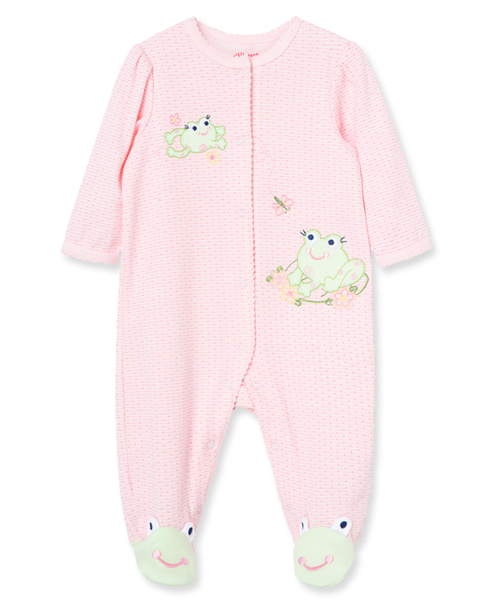 Frog Friends Footed One-Piece - Little Me