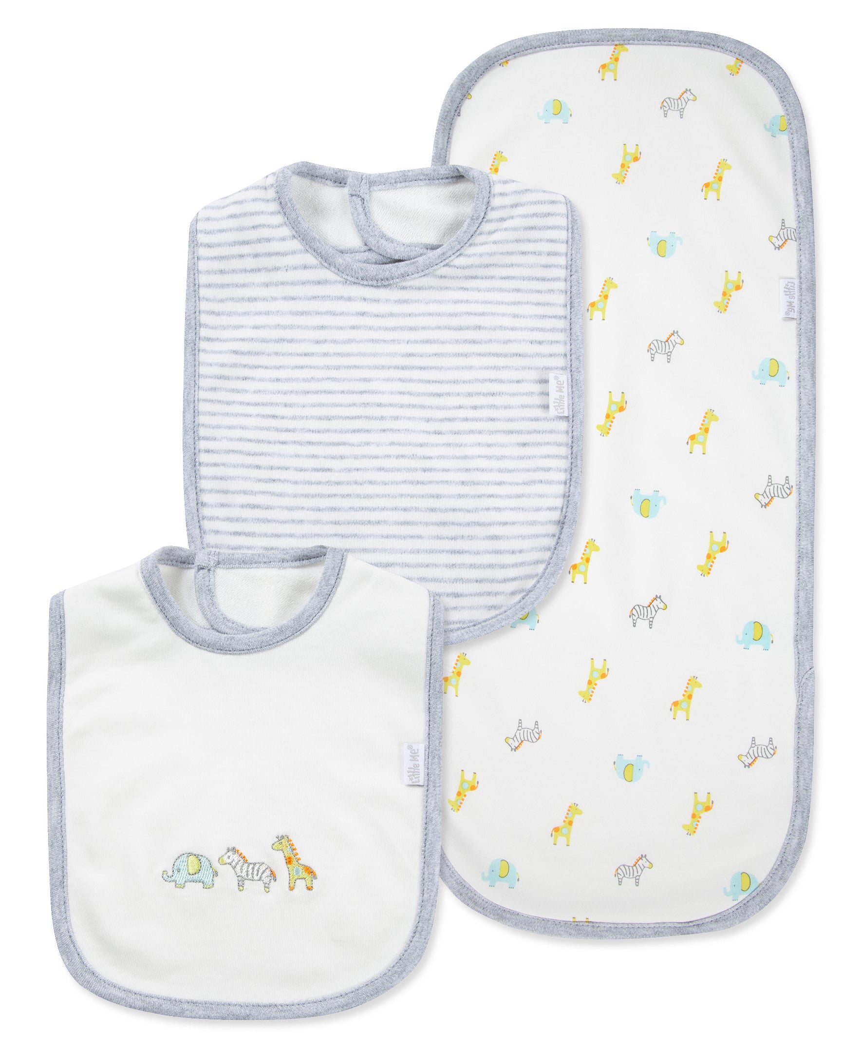Safari Bib & Burp Set - Little Me