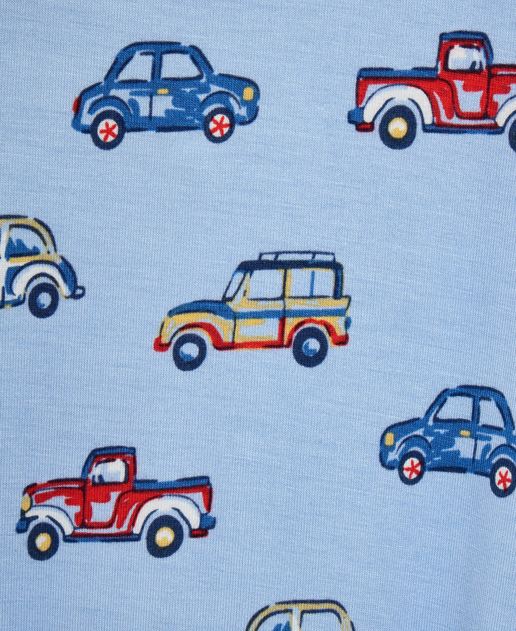 Colorful Cars Convertible Coverall & Hat (12M-24M) - Little Me