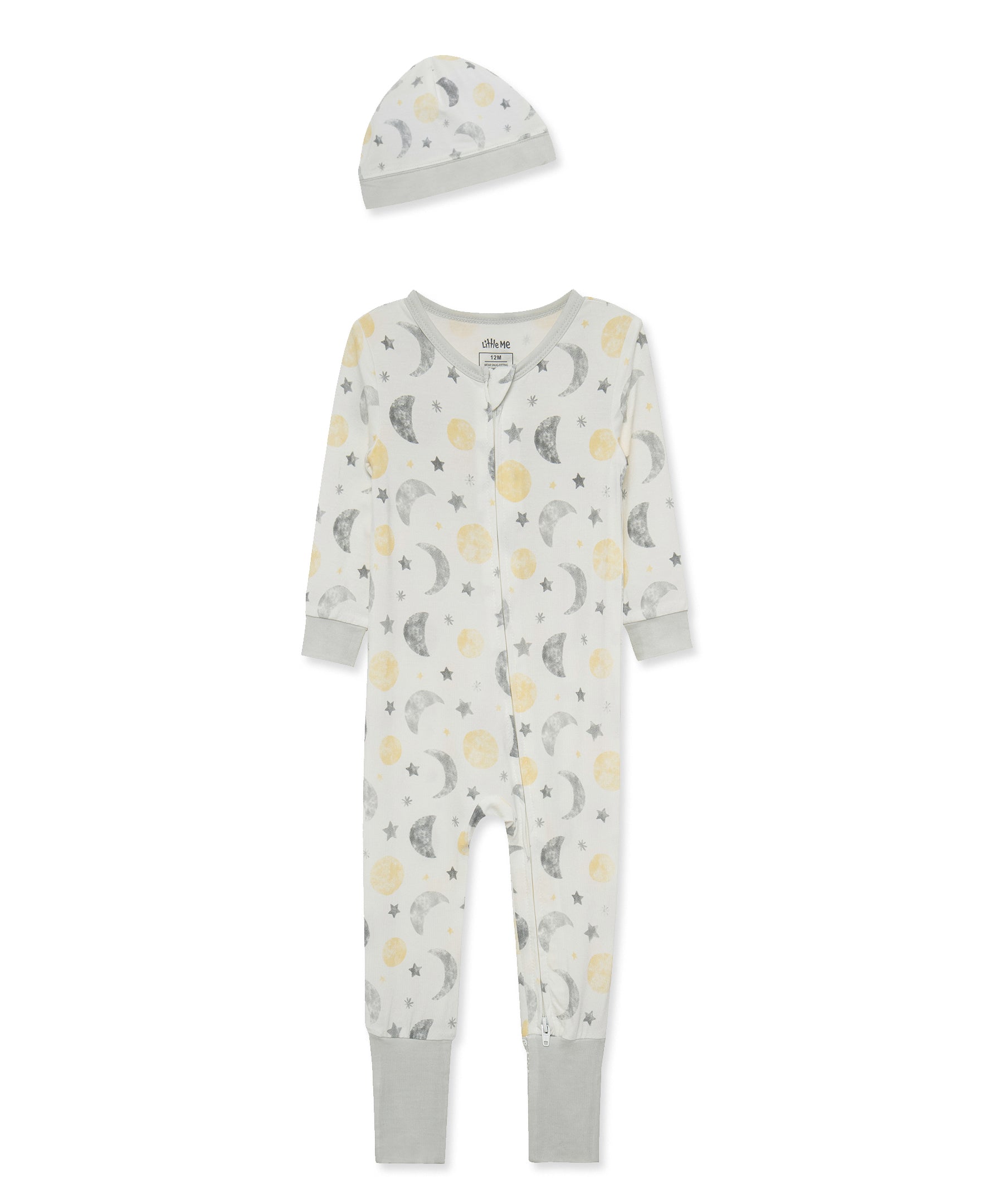 Moonlight Convertible Coverall & Hat (12M-24M) - Little Me