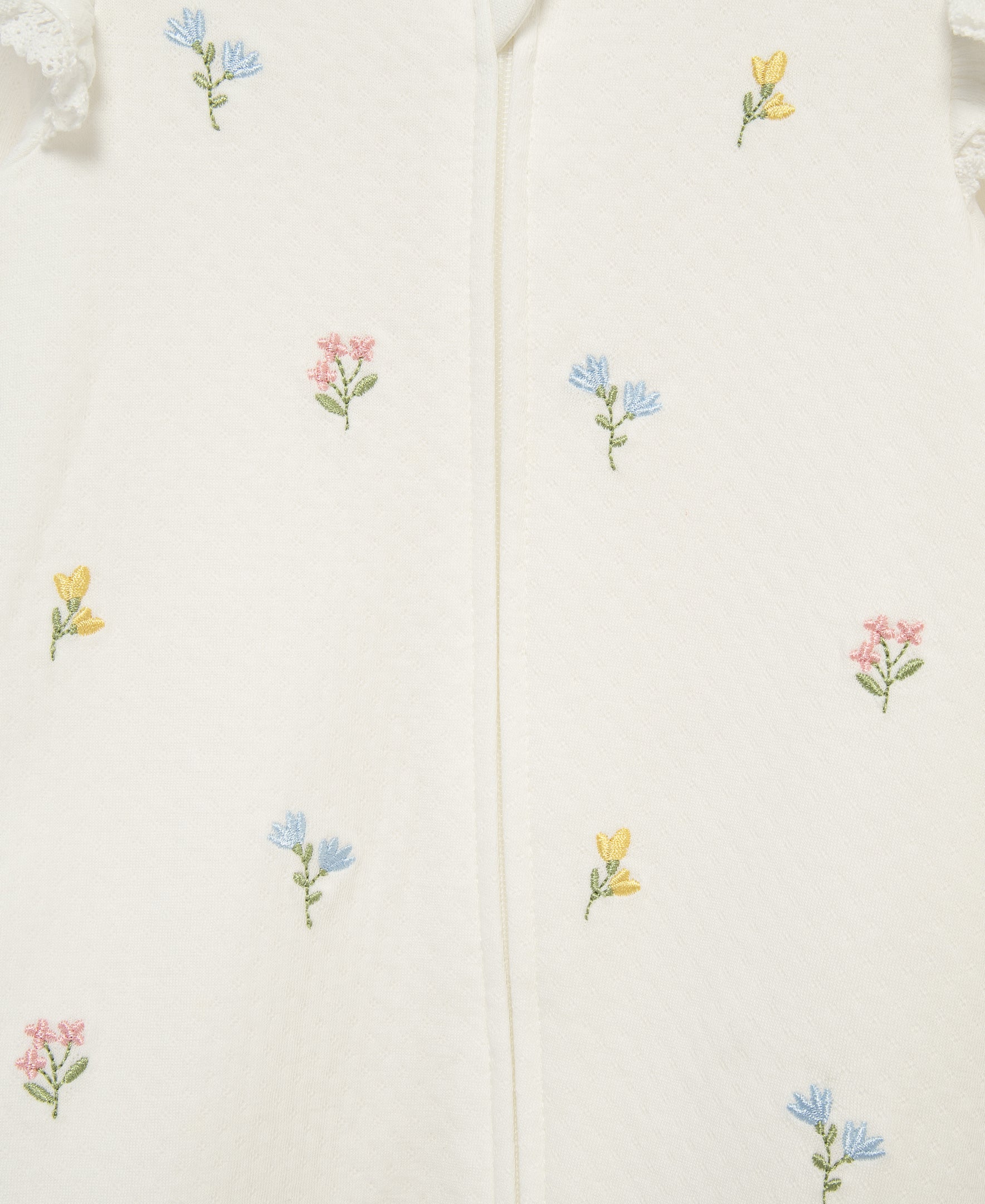 Flora 2-Way-Zip Footed One-Piece