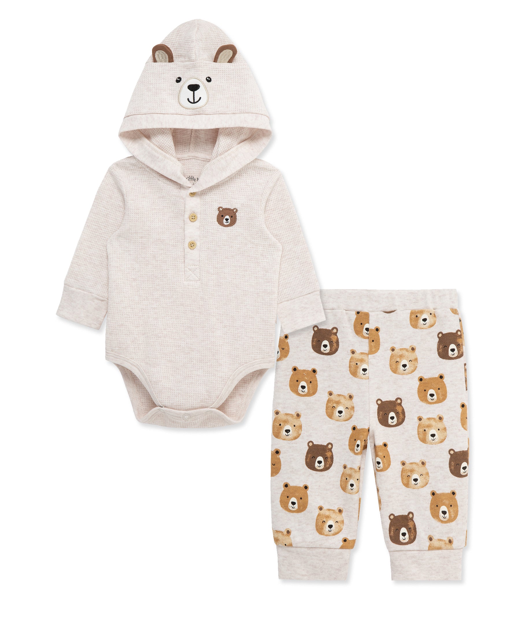 Bear Bodysuit & Pant Set (3M-12M) - Little Me