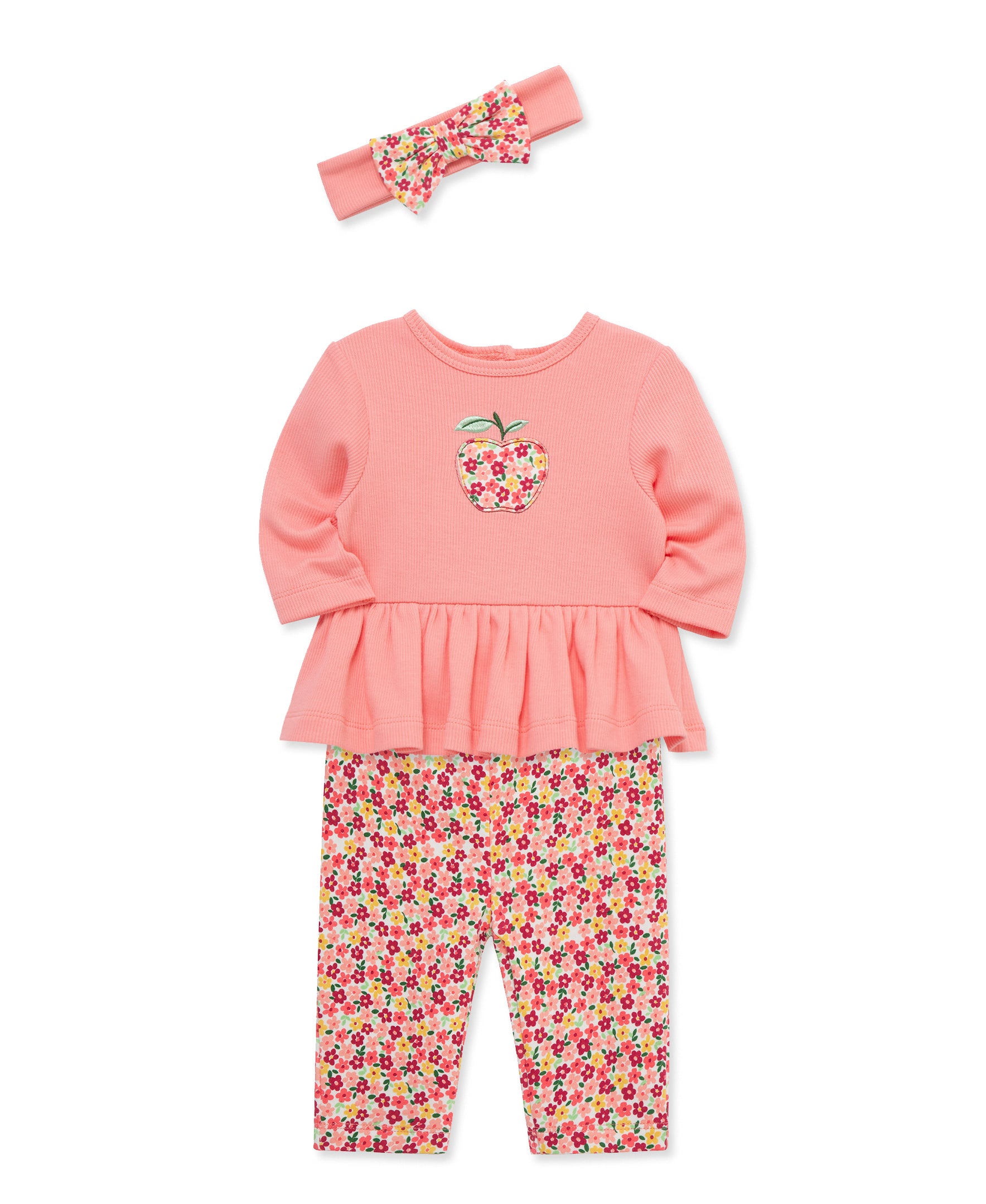 Apple Bodysuit & Legging Set (3M-12M) - Little Me