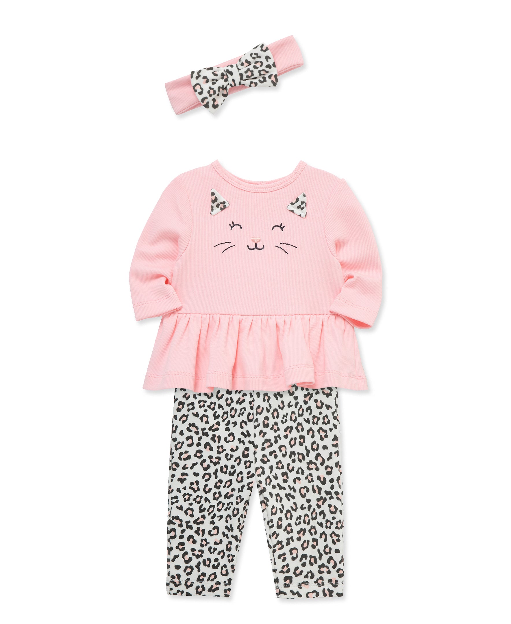 Leopard Bodysuit & Legging Set (3M-12M) - Little Me