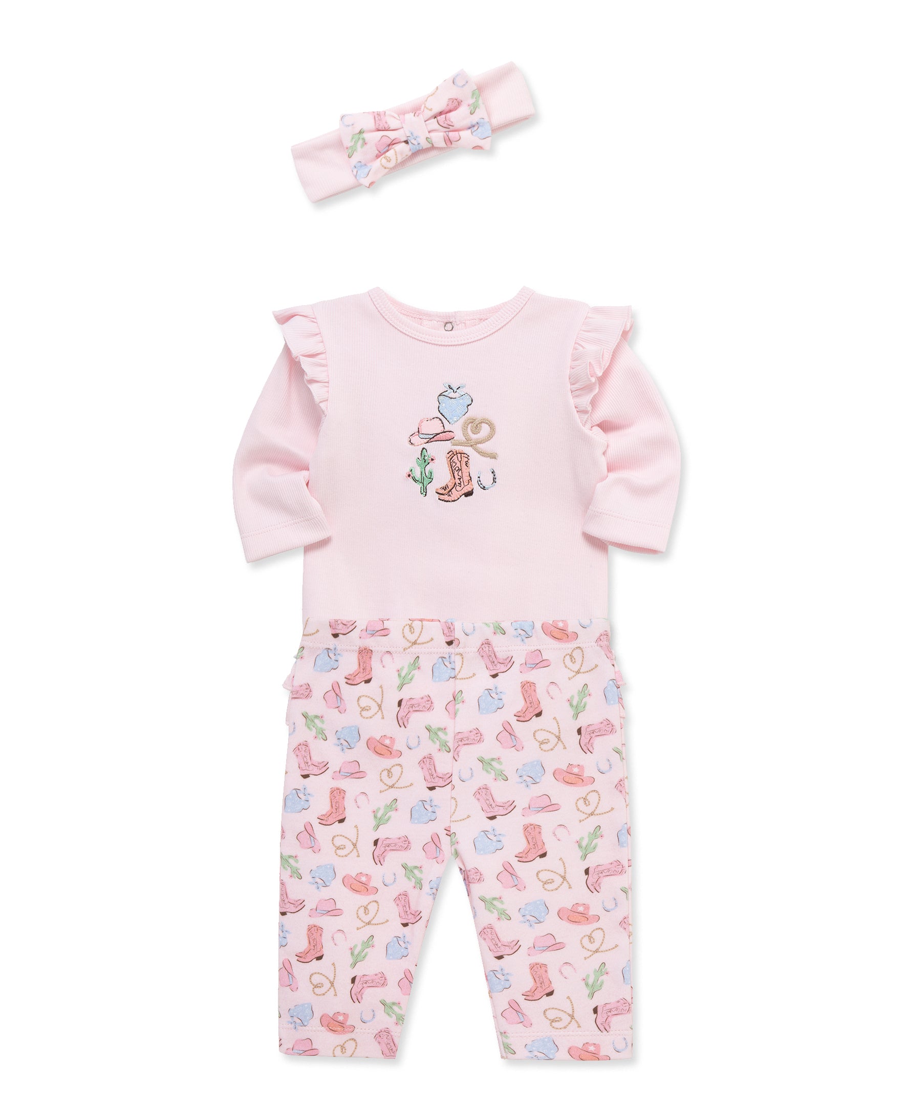 Western Bodysuit & Legging Set (3M-12M) - Little Me