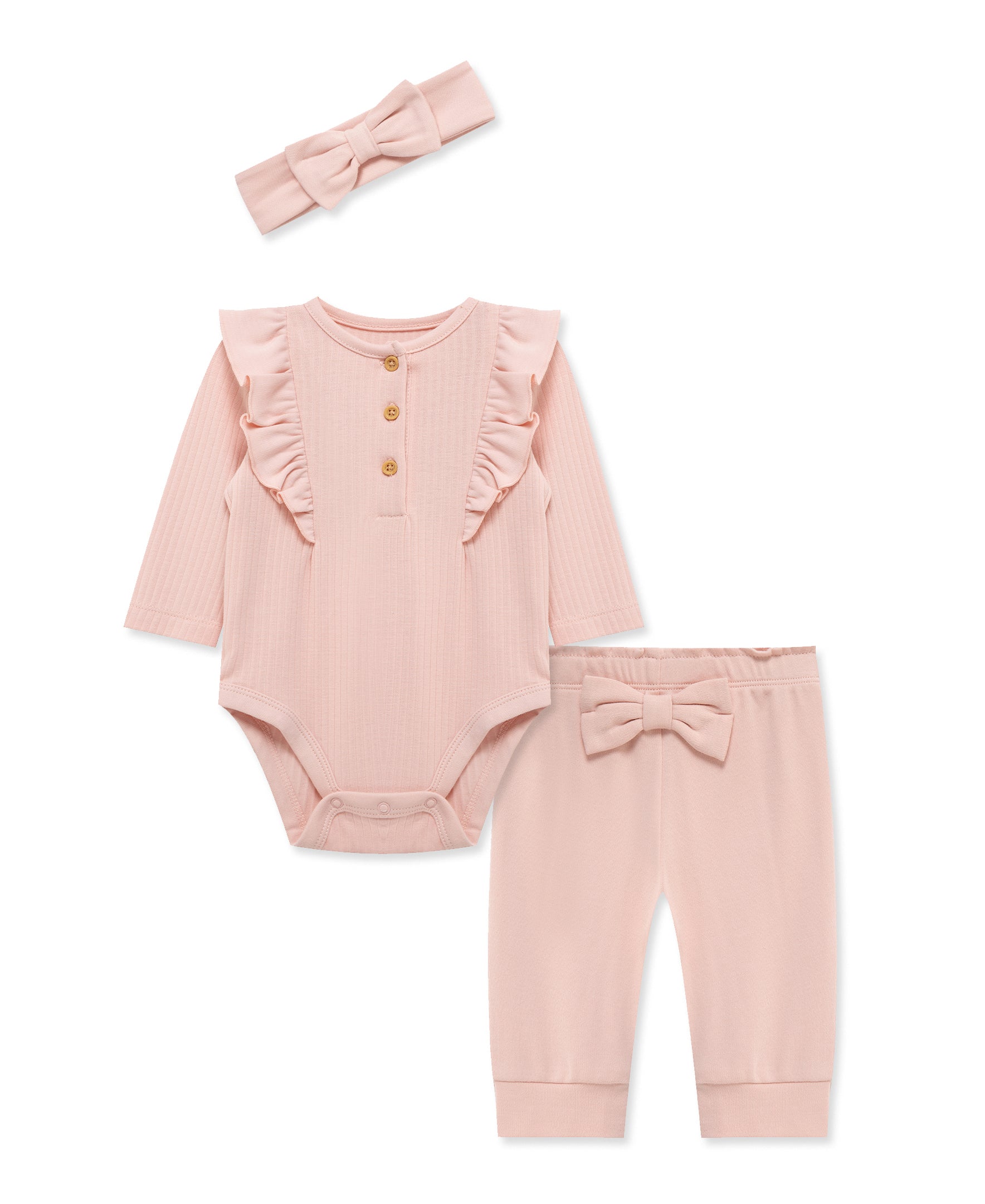 Pink Bodysuit & Pant Set - Little Me