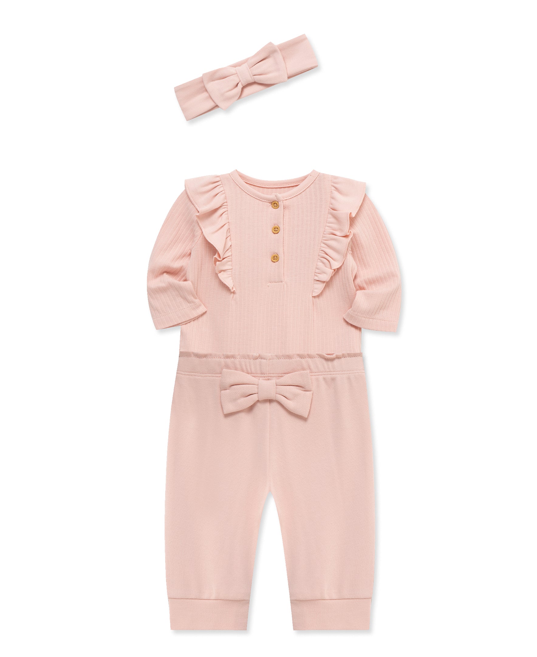 Pink Bodysuit & Pant Set - Little Me