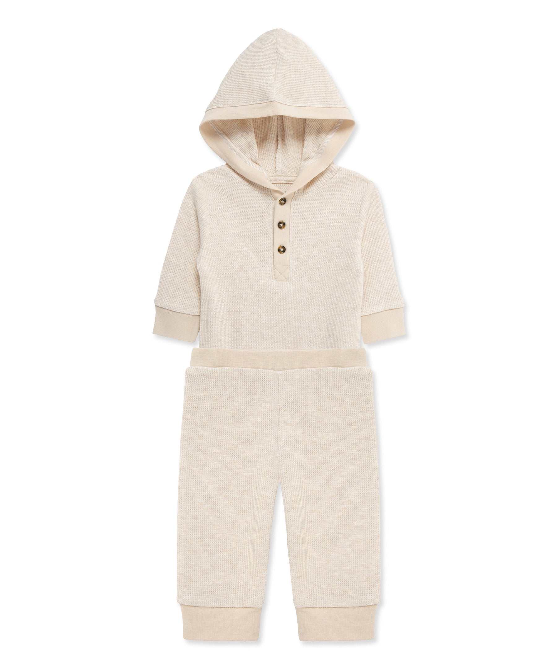 Oatmeal Bodysuit & Pant Set - Little Me