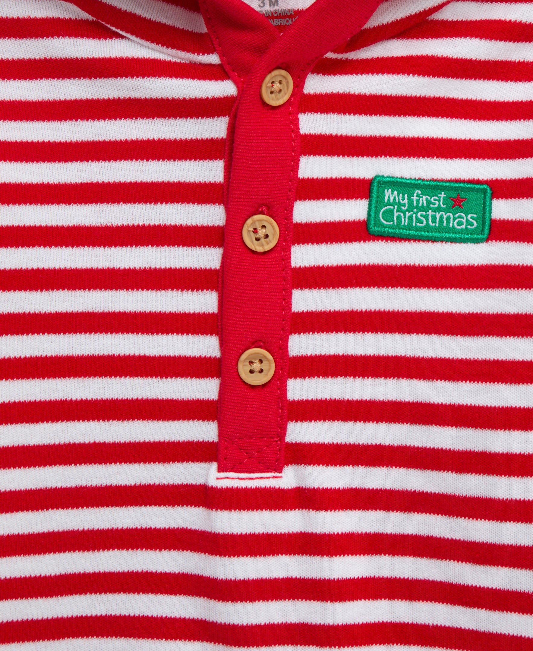 "My First Christmas" Santa Jogger Set (3M-12M) - Little Me