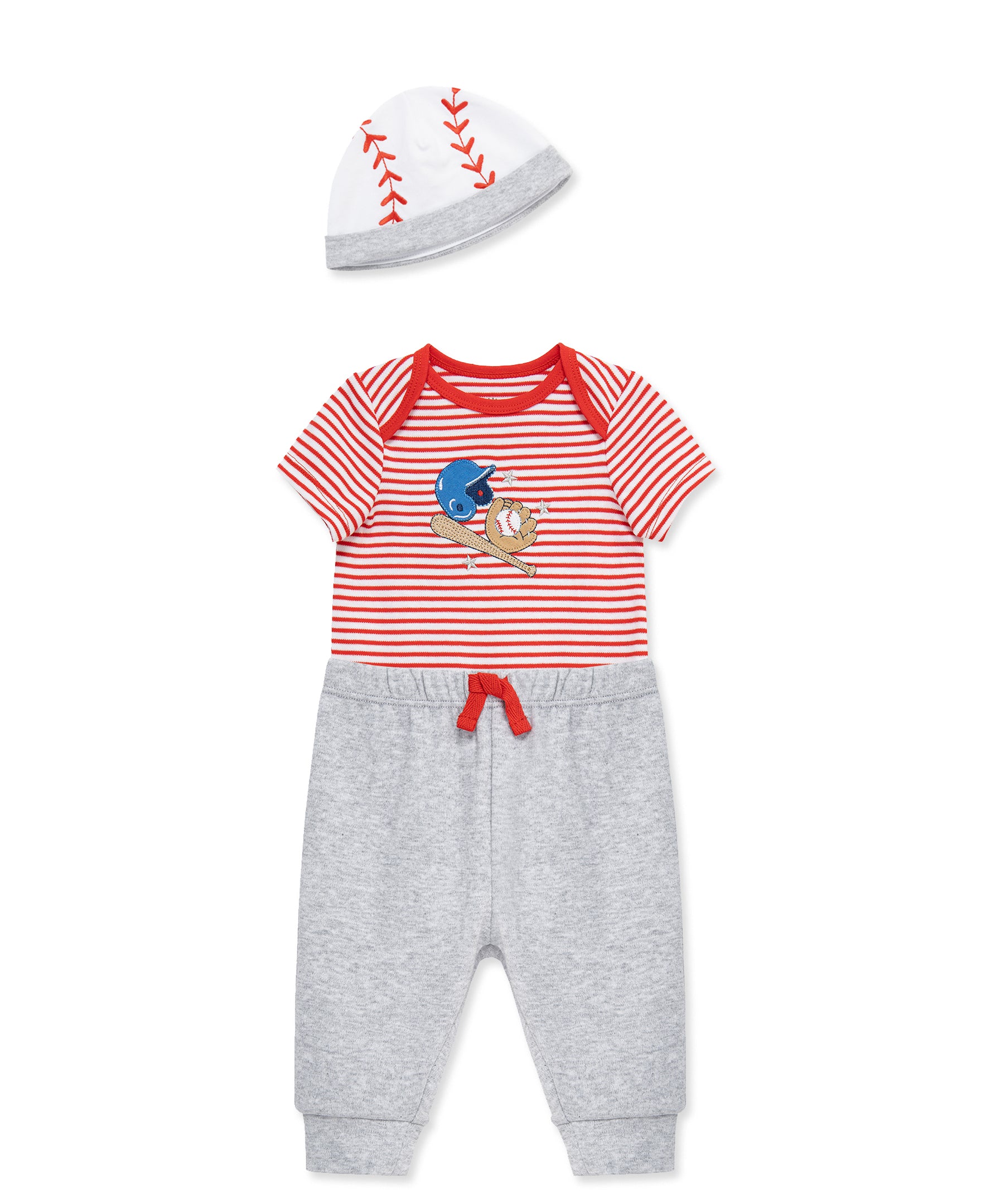 Baseball Bodysuit & Pant Set (3M-12M) - Little Me
