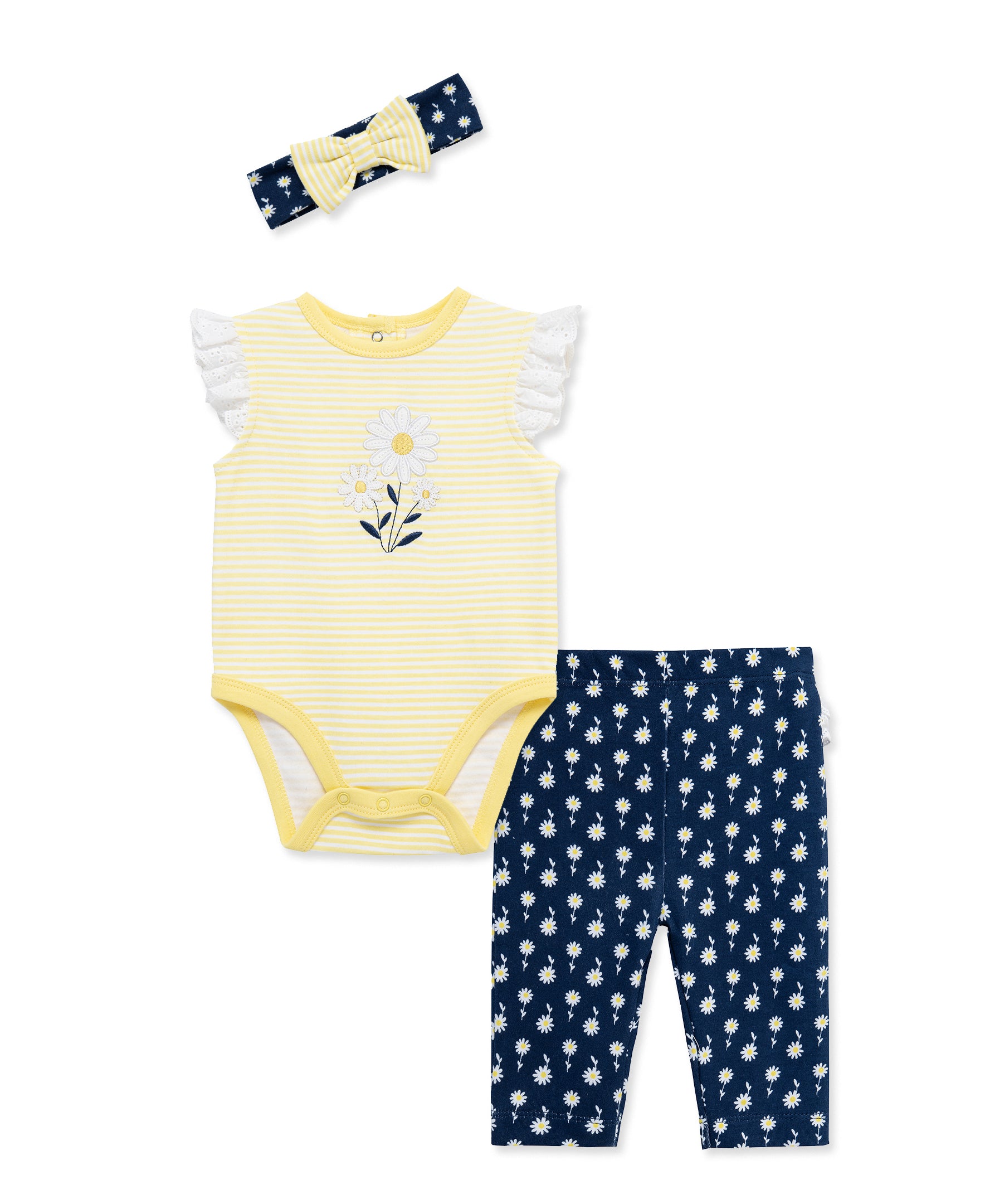 Daisy Bodysuit & Pant Set (3M-12M) - Little Me