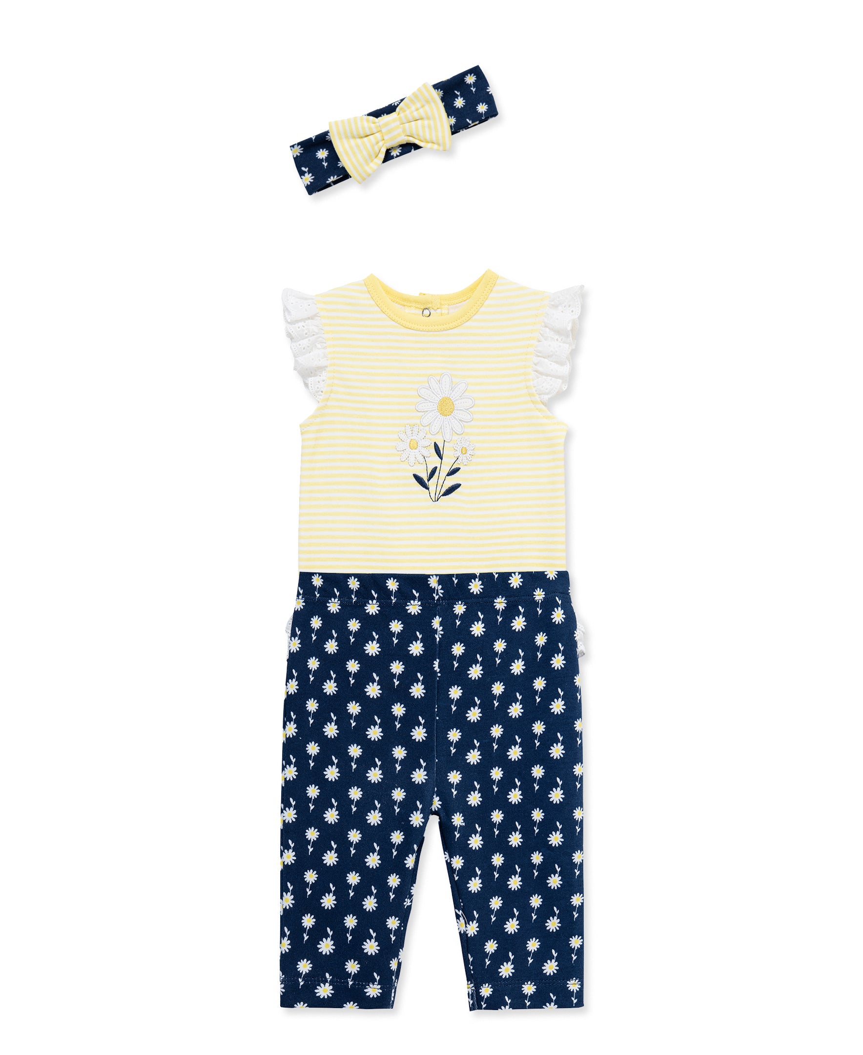 Daisy Bodysuit & Pant Set (3M-12M) - Little Me