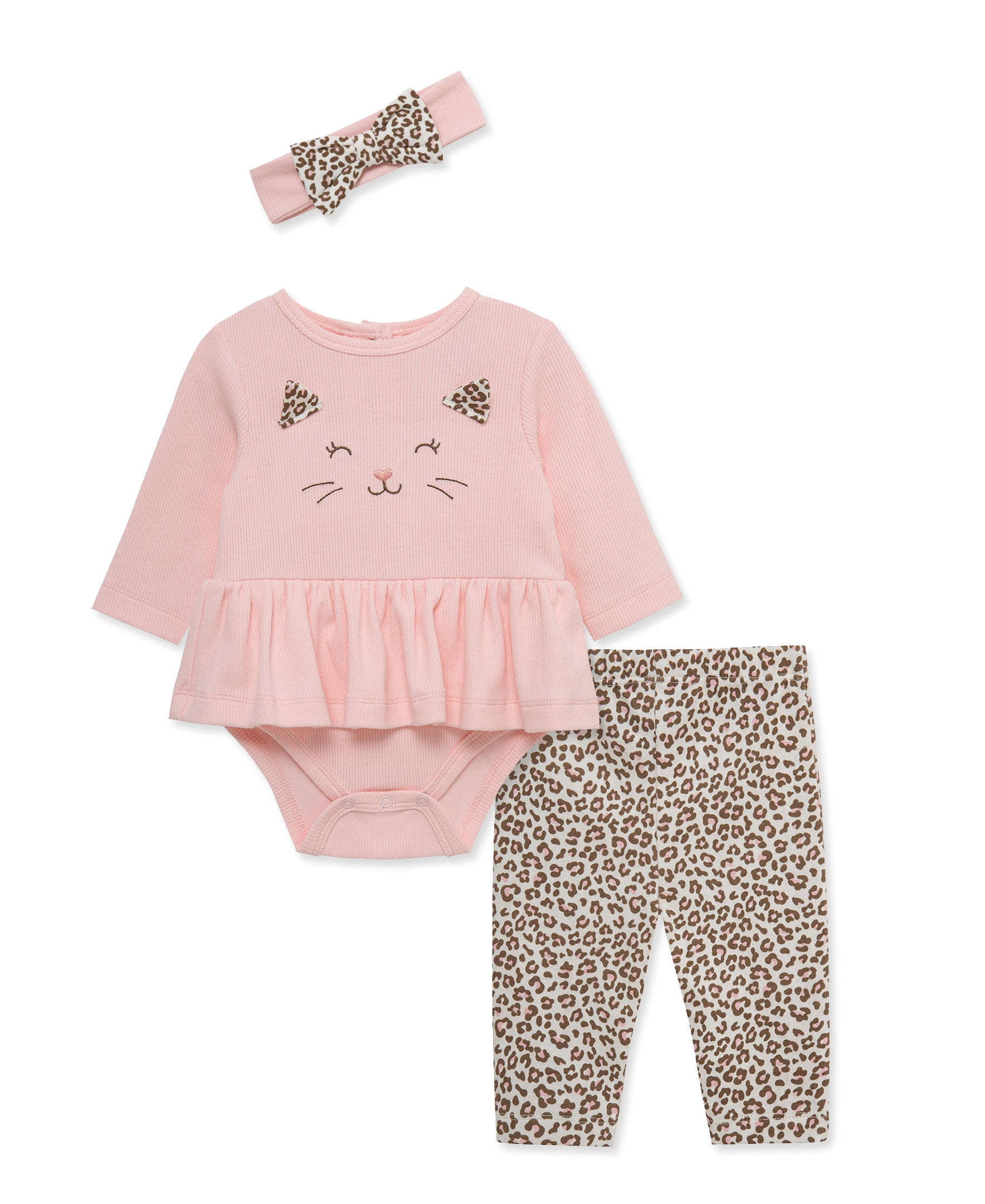 Leopard Bodysuit & Pant Set - Little Me