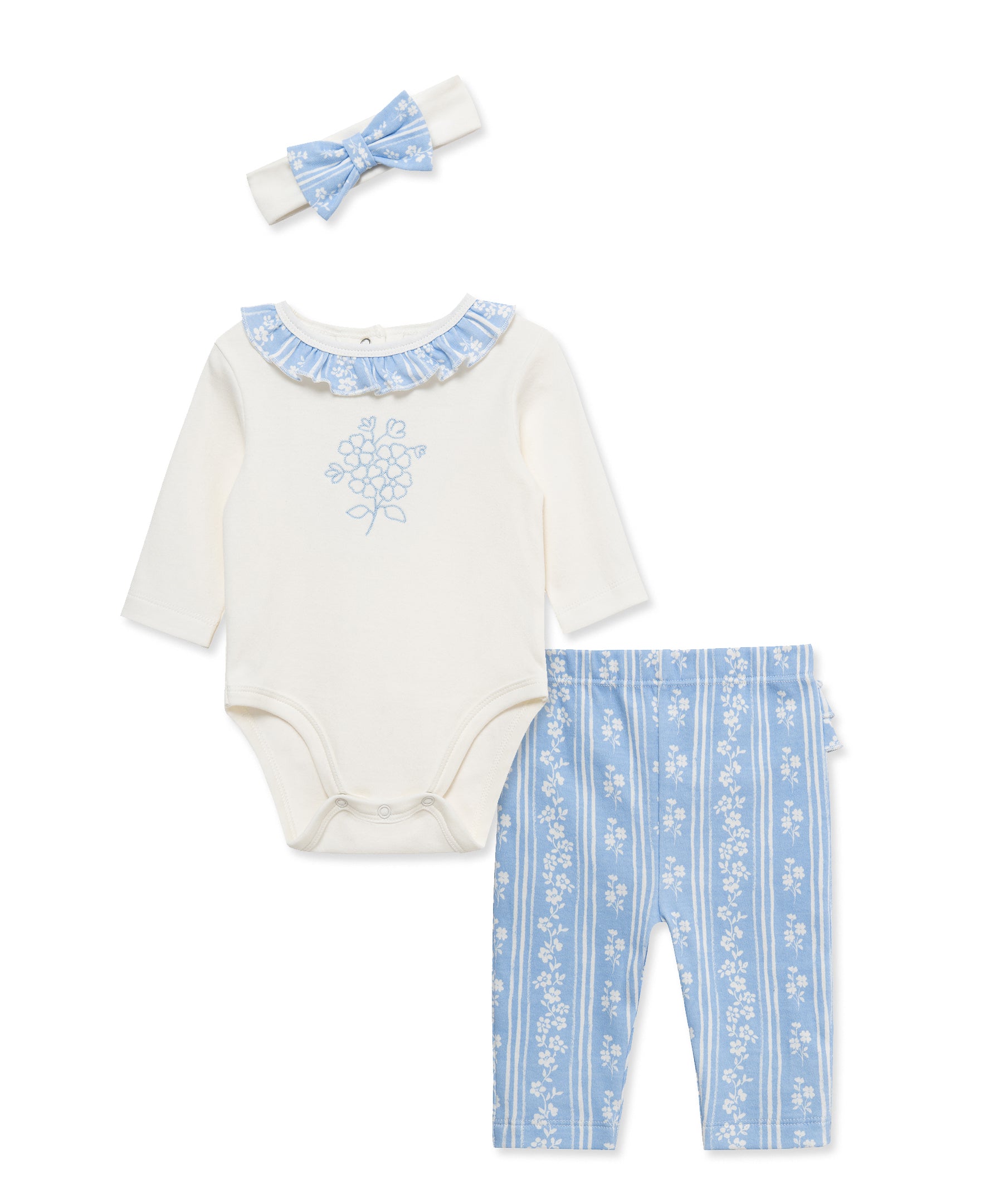 Floral Bodysuit & Pant Set - Little Me