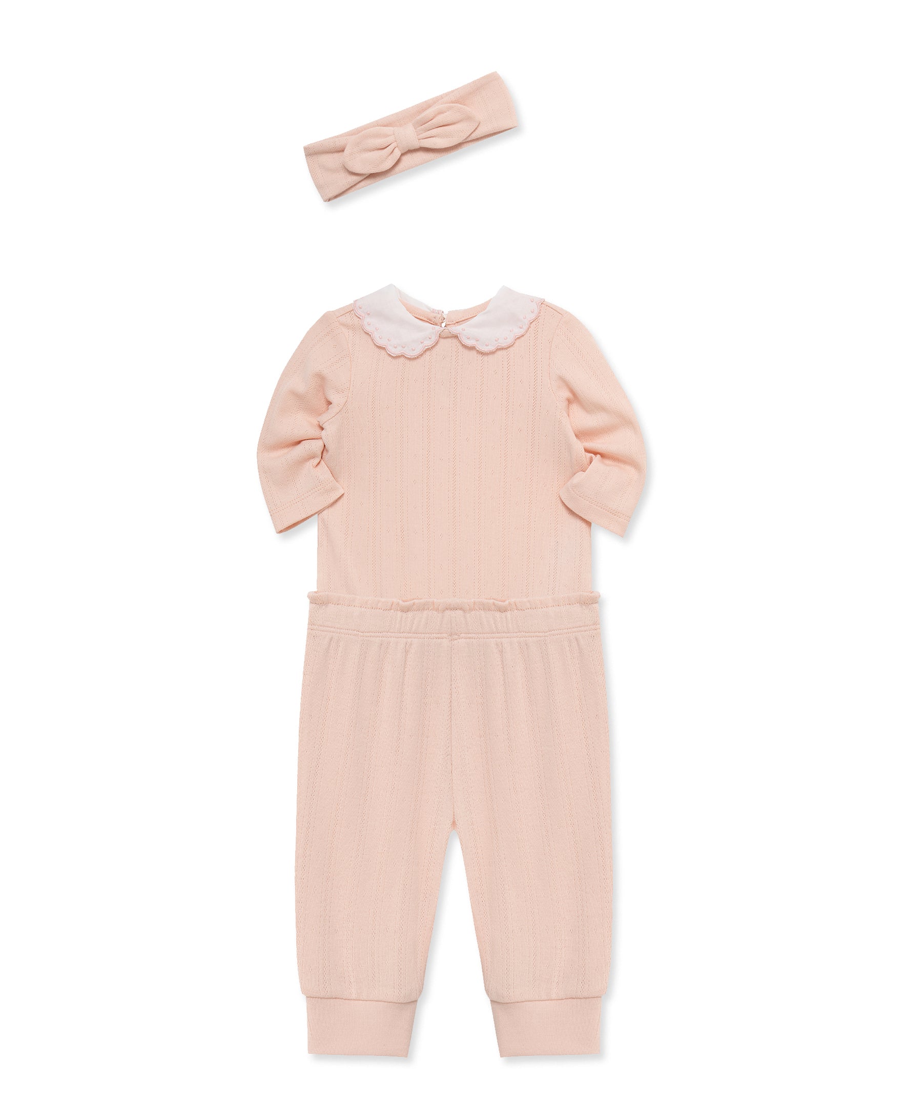 Pink Bodysuit & Pant Set - Little Me