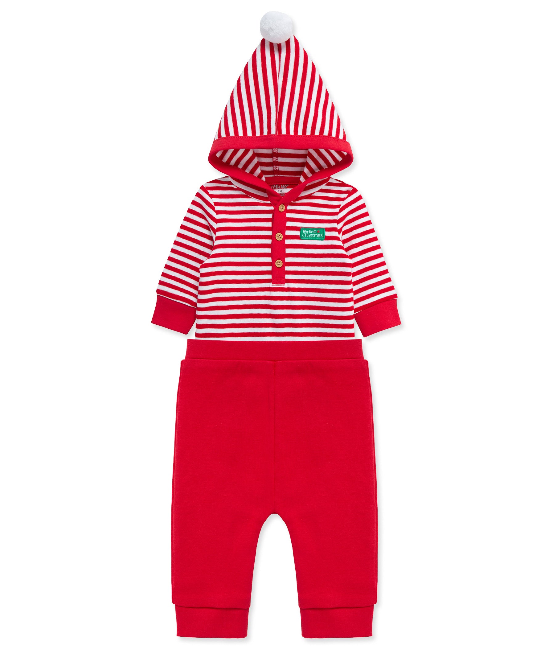 Santa Bodysuit Set (3M-12M) - Little Me