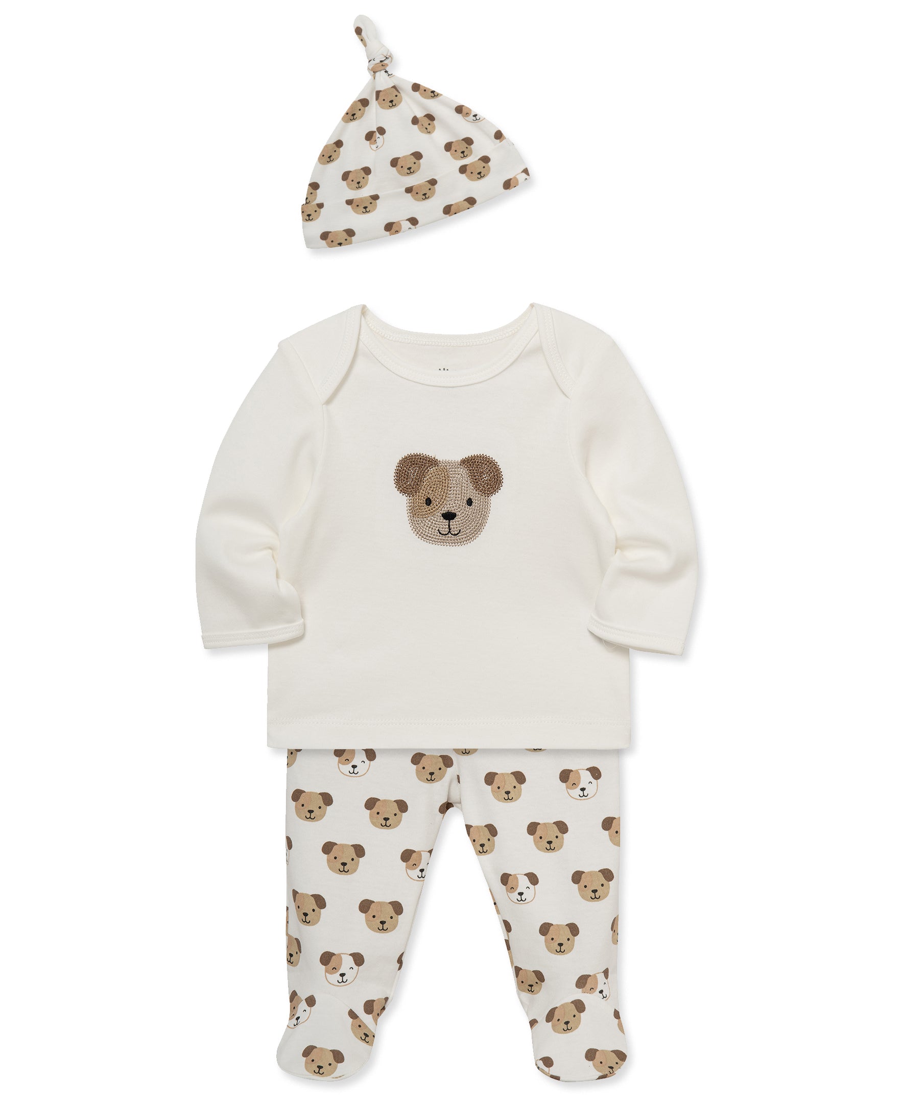 Cute Puppy Footed Pant Set - Little Me