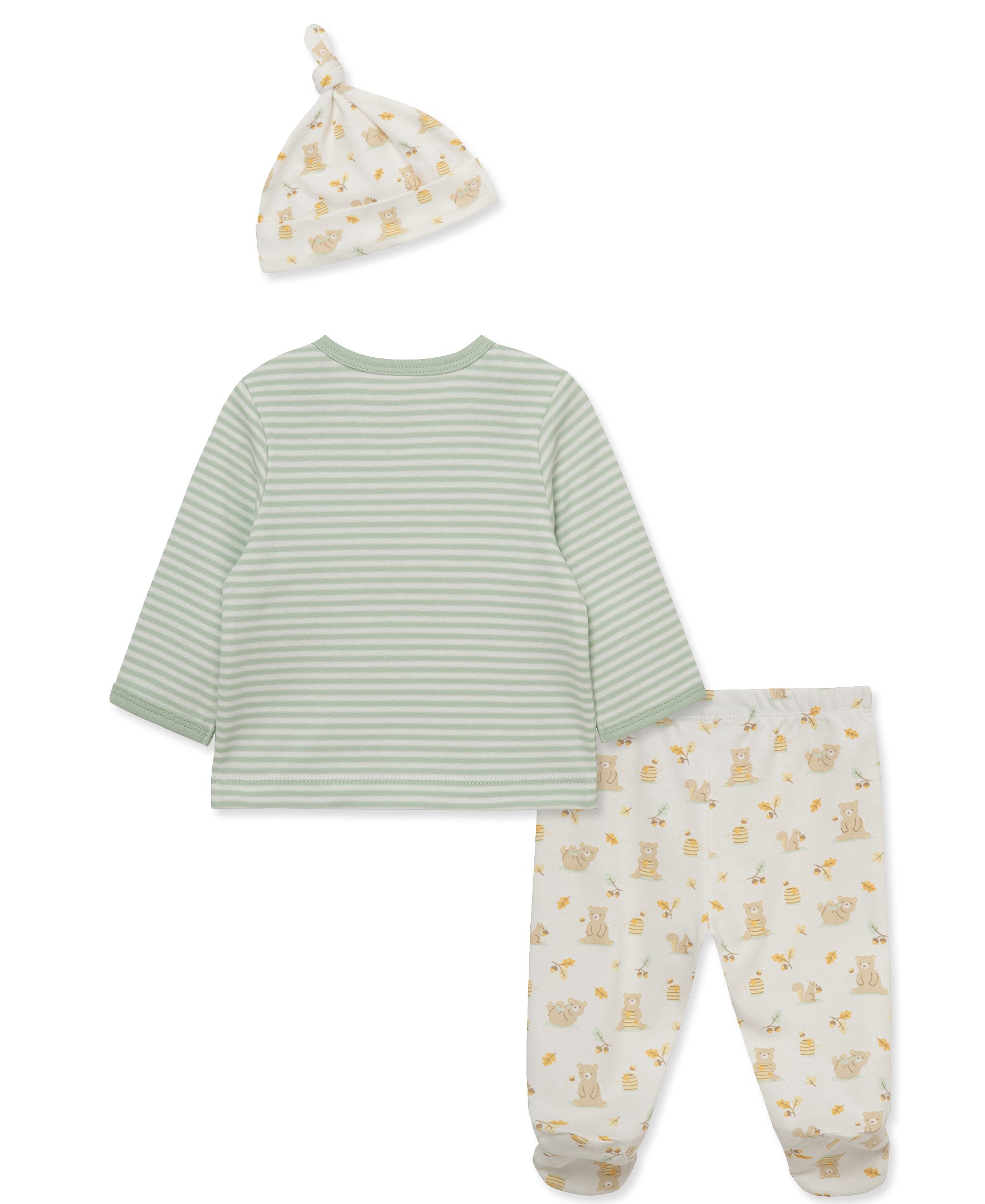 Honey Bear Footed Pant Set - Little Me