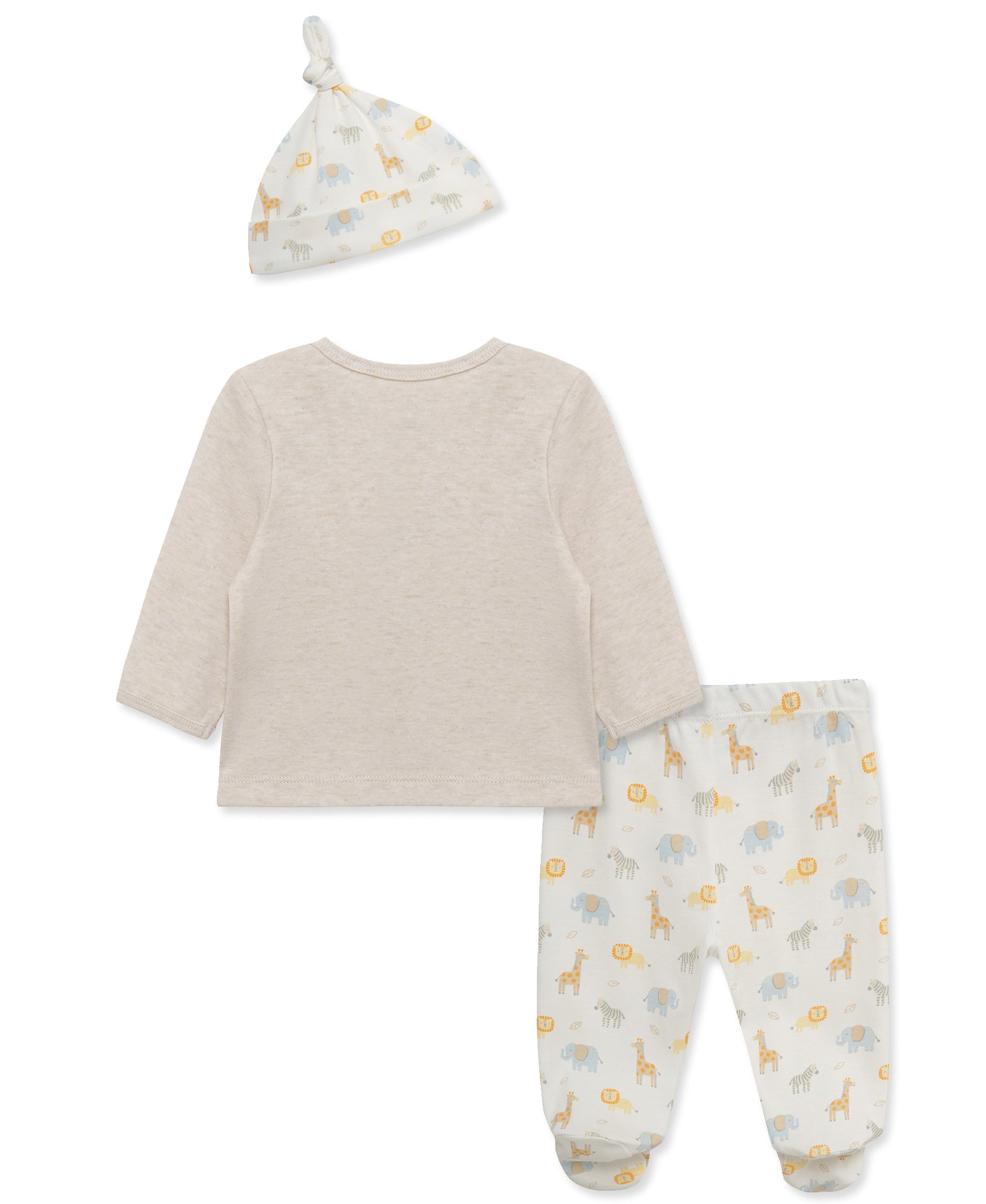 Jungle Pals Footed Pant Set - Little Me