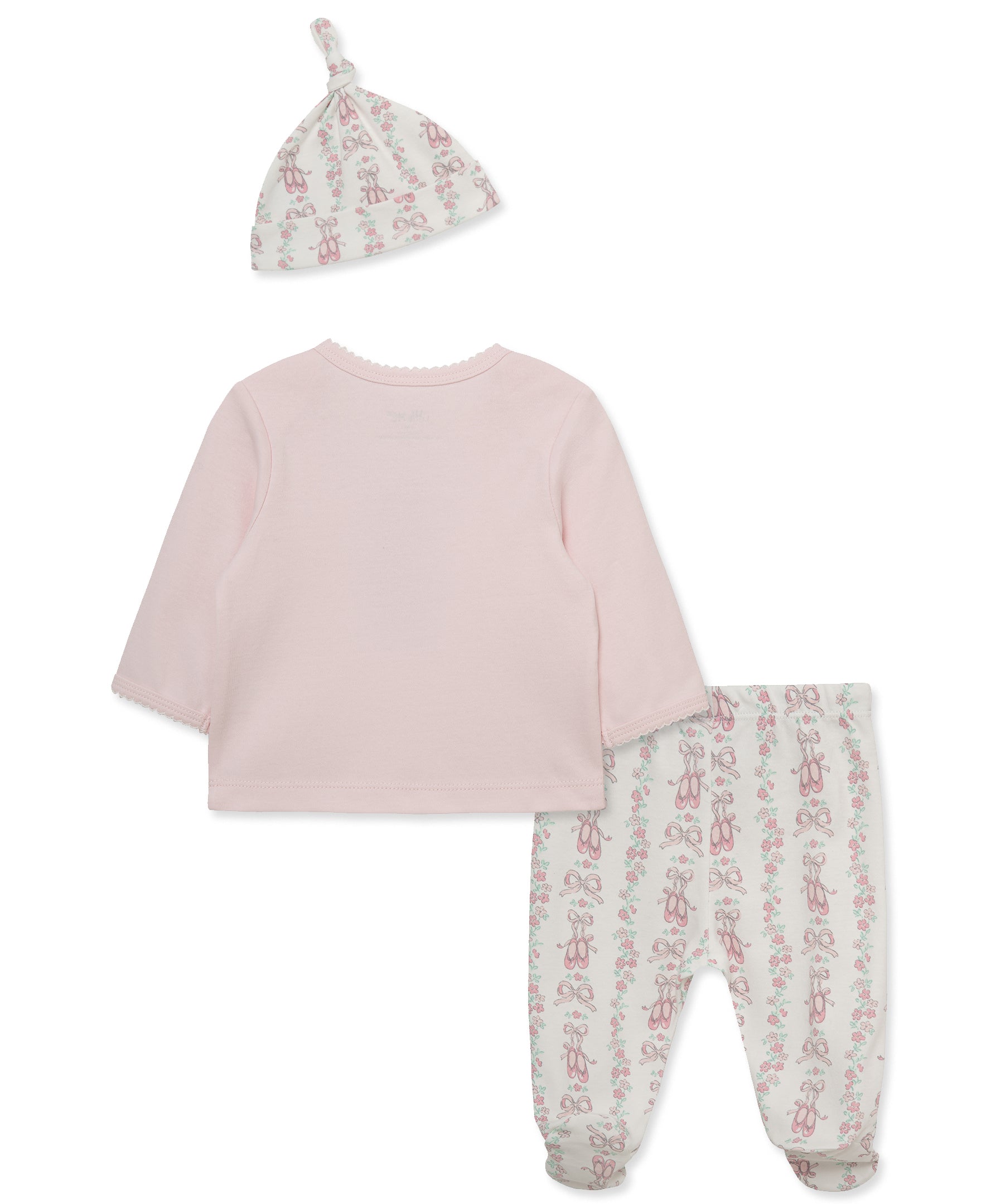 Ballet Floral Footed Pant Set - Little Me