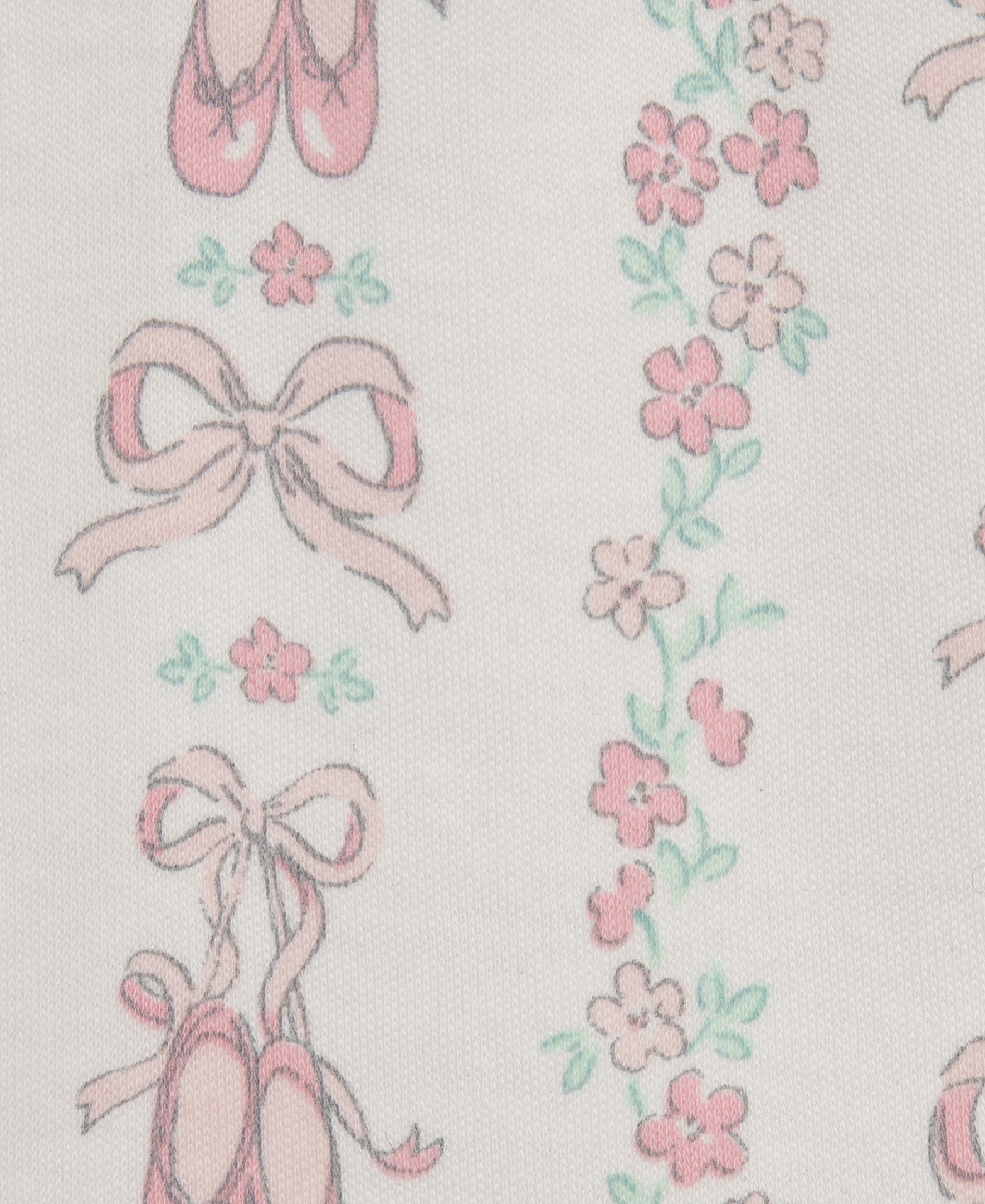 Ballet Floral Footed Pant Set - Little Me