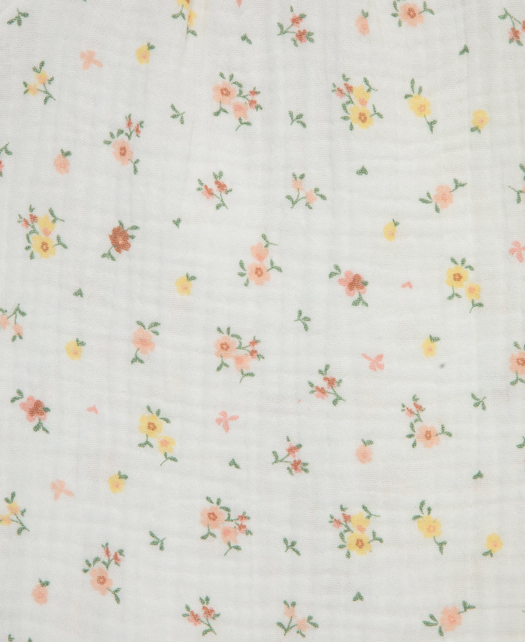 Floral Gauze Short Set & Headband - Little Me