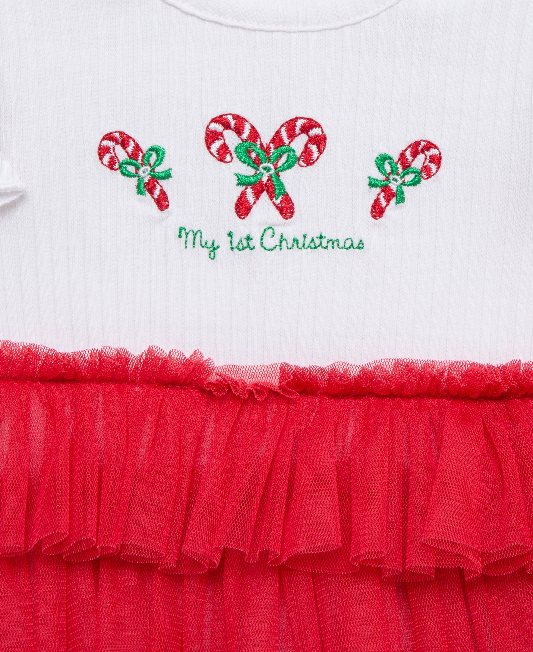 "My 1st Christmas" Bodysuit Dress Set (3M-12M) - Little Me