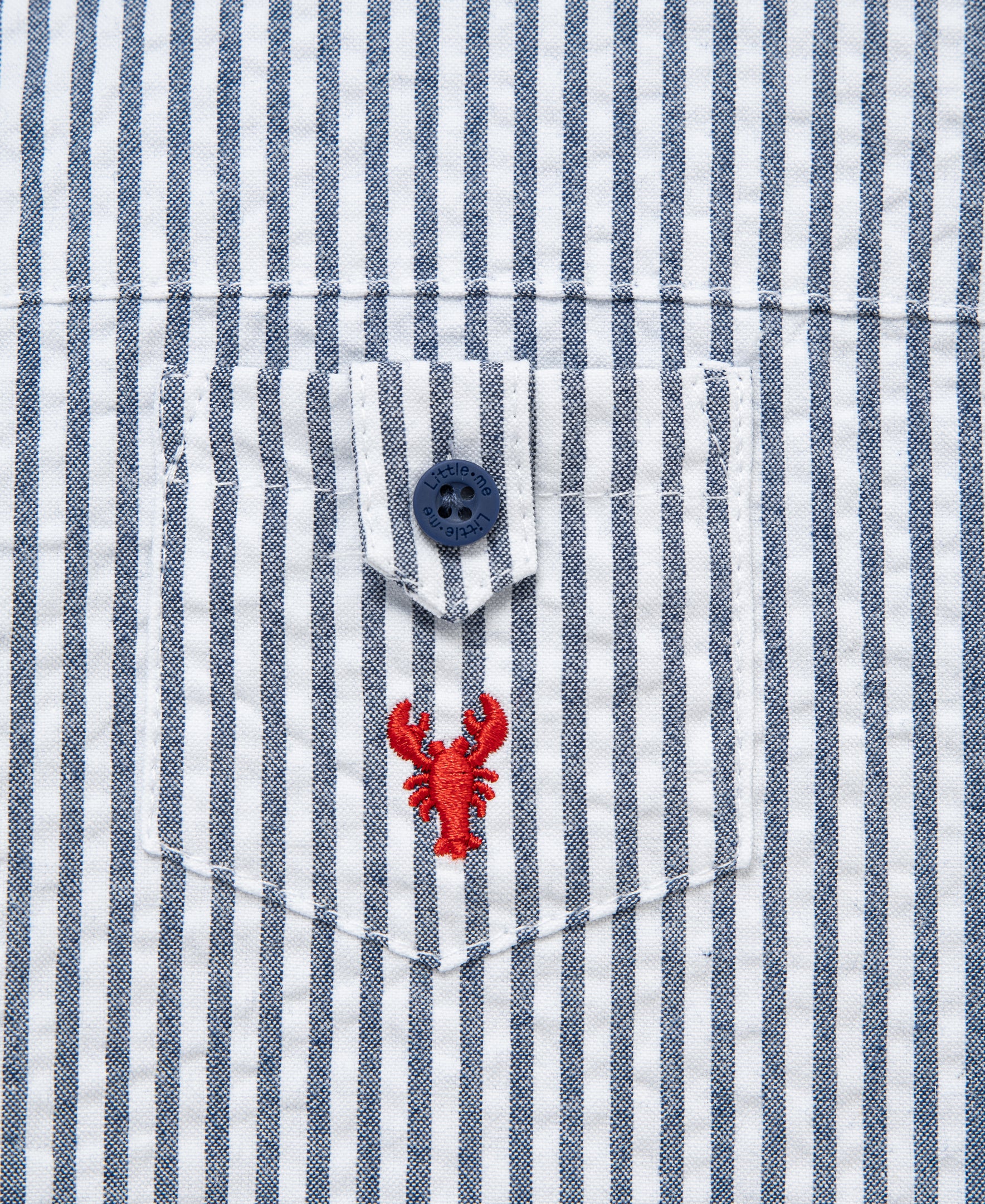 Lobster Woven Sunsuit & Hat - Little Me