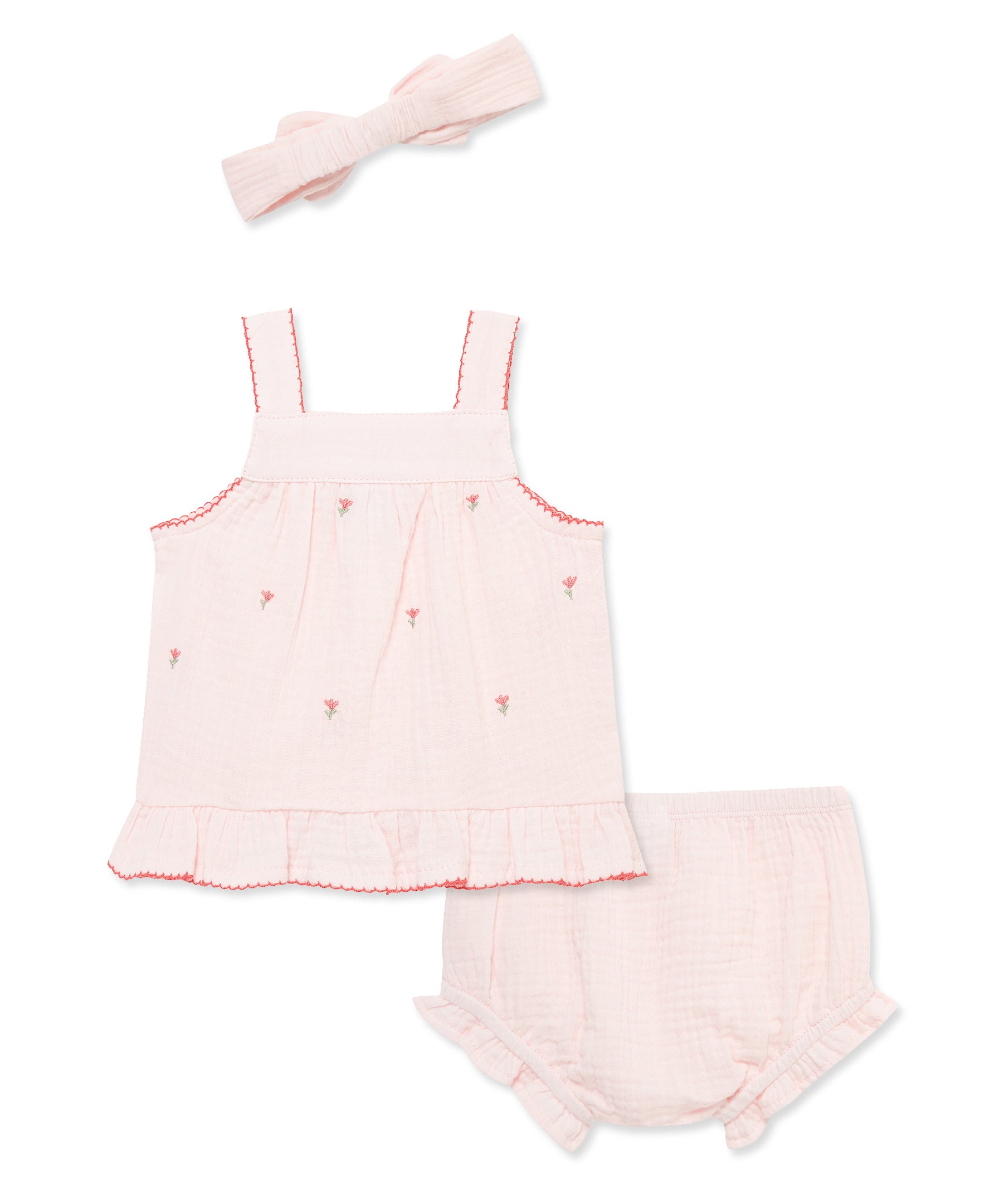 Tulip Woven 2-Piece Sunsuit & Headband