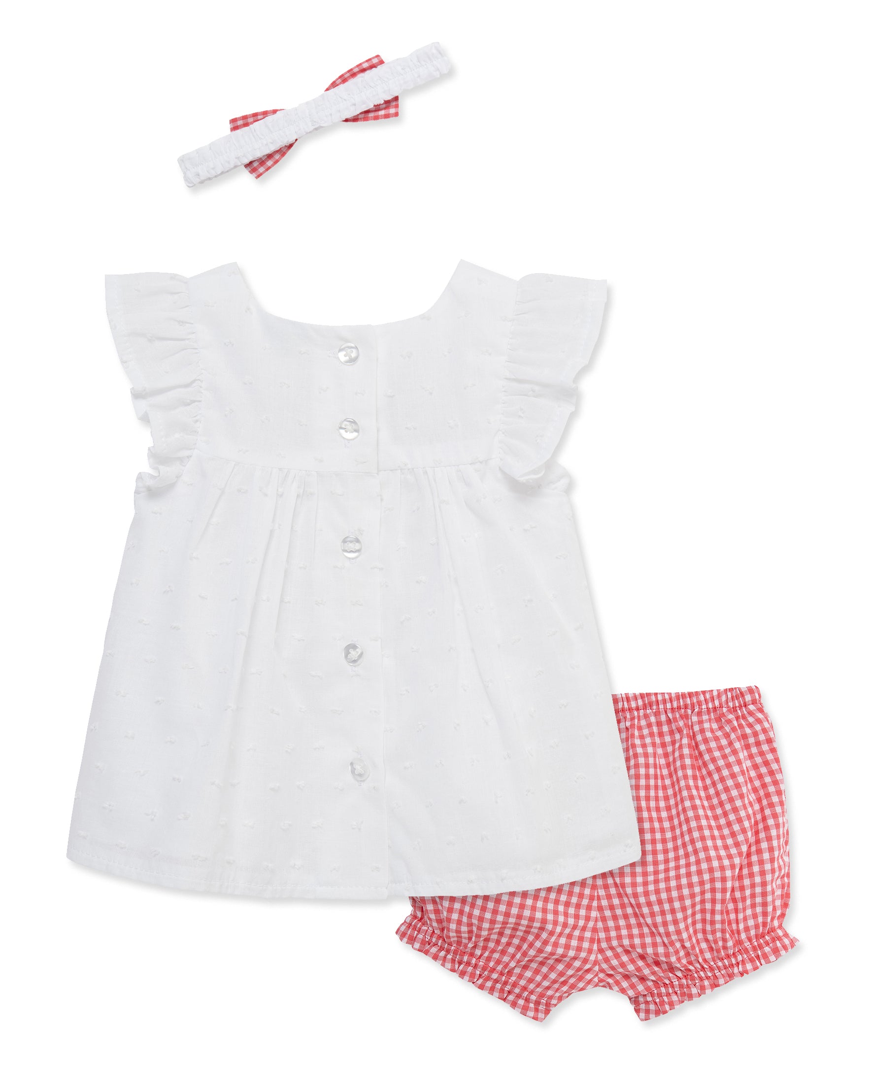 Strawberry Woven 2-Piece Sunsuit & Headband