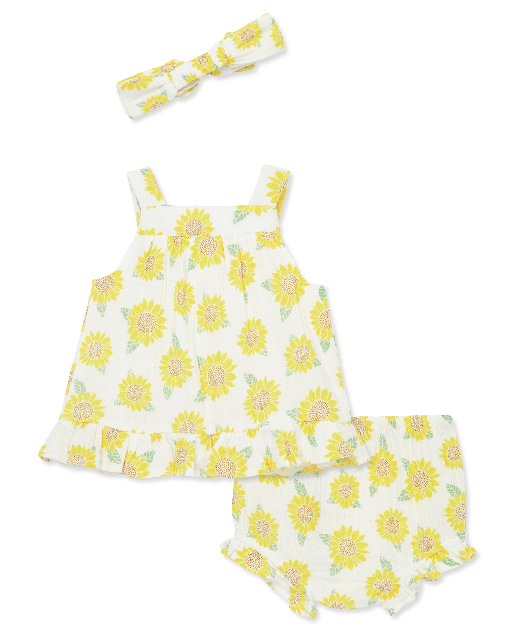 Sunflower Woven 2-Piece Sunsuit & Headband