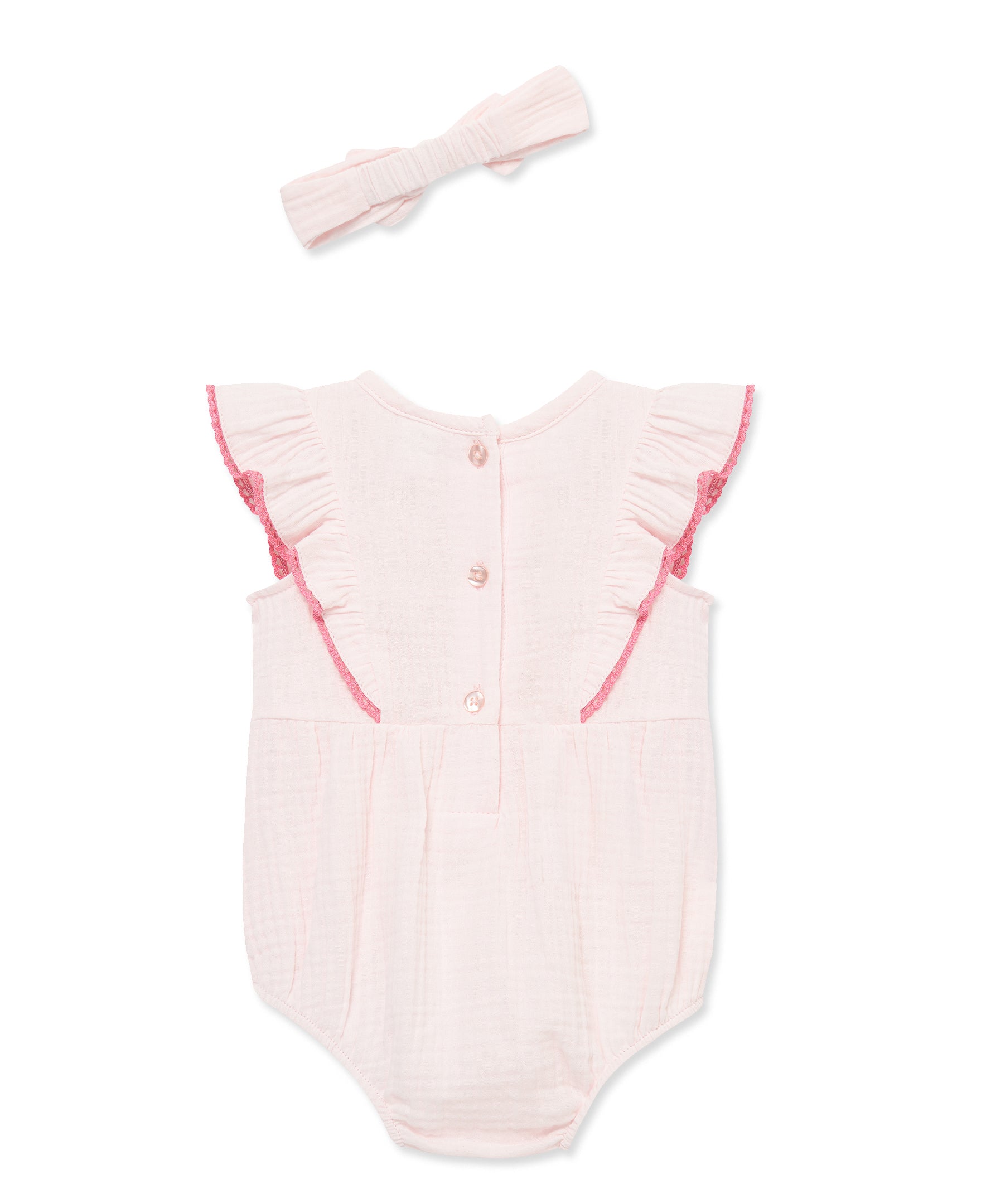 Tiny Flowers Woven Bubble & Headband