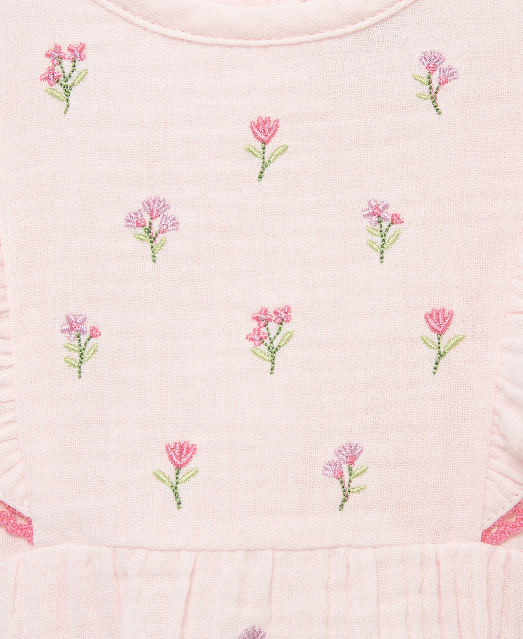 Tiny Flowers Woven Bubble & Headband