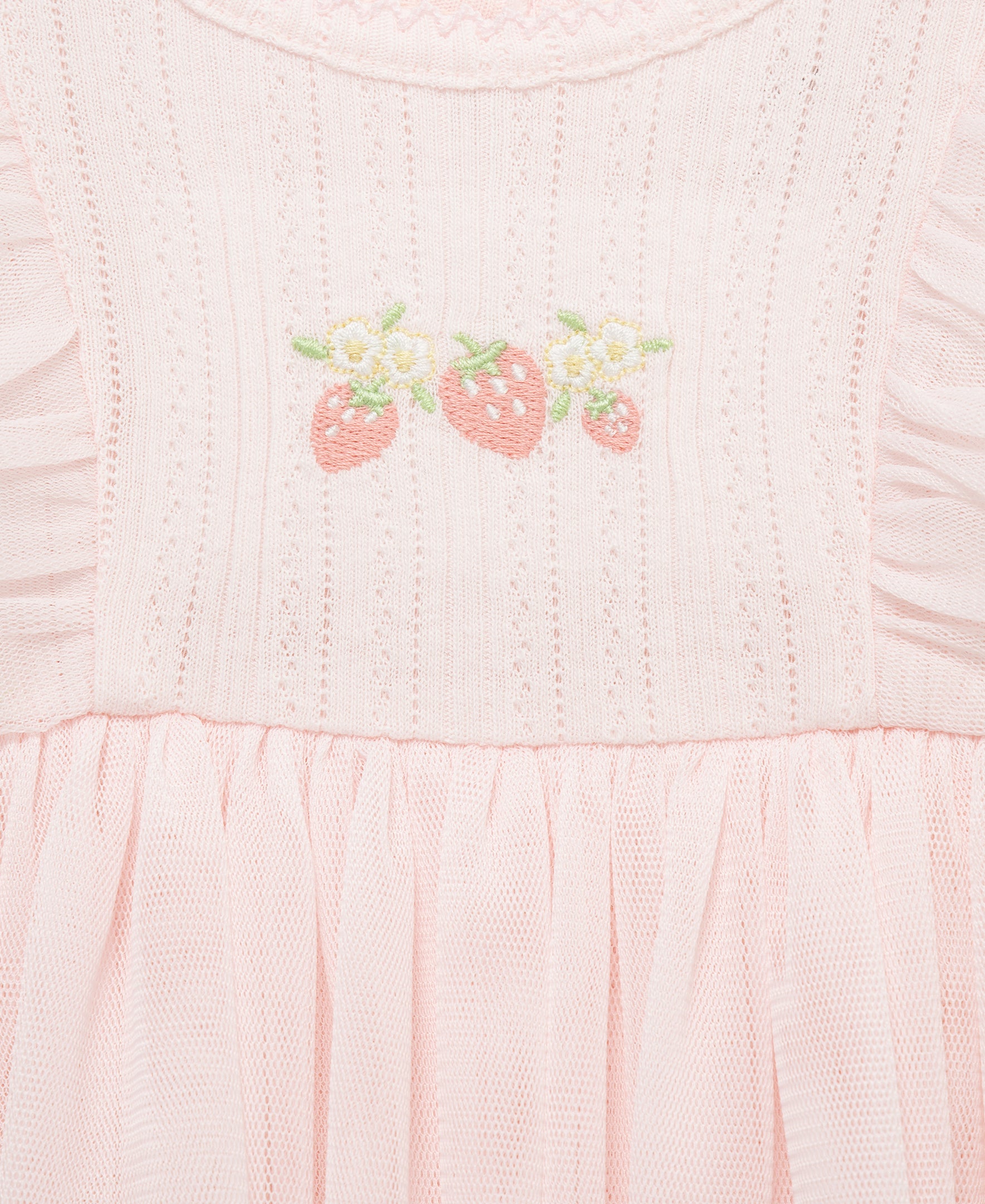 Strawberry Tutu Popover & Headband