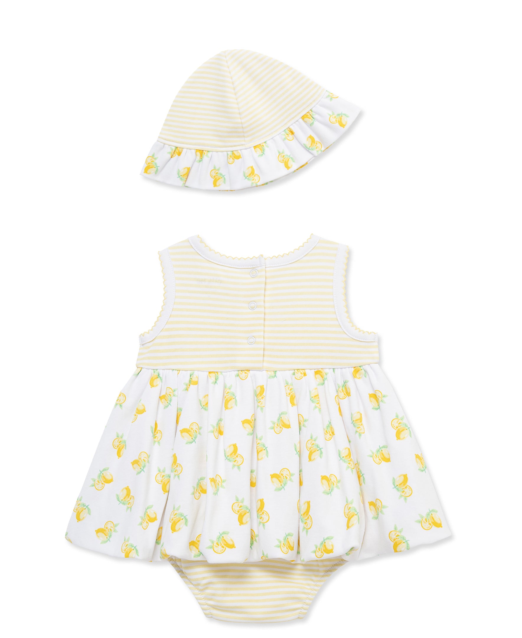 Lemons Knit Popover & Hat