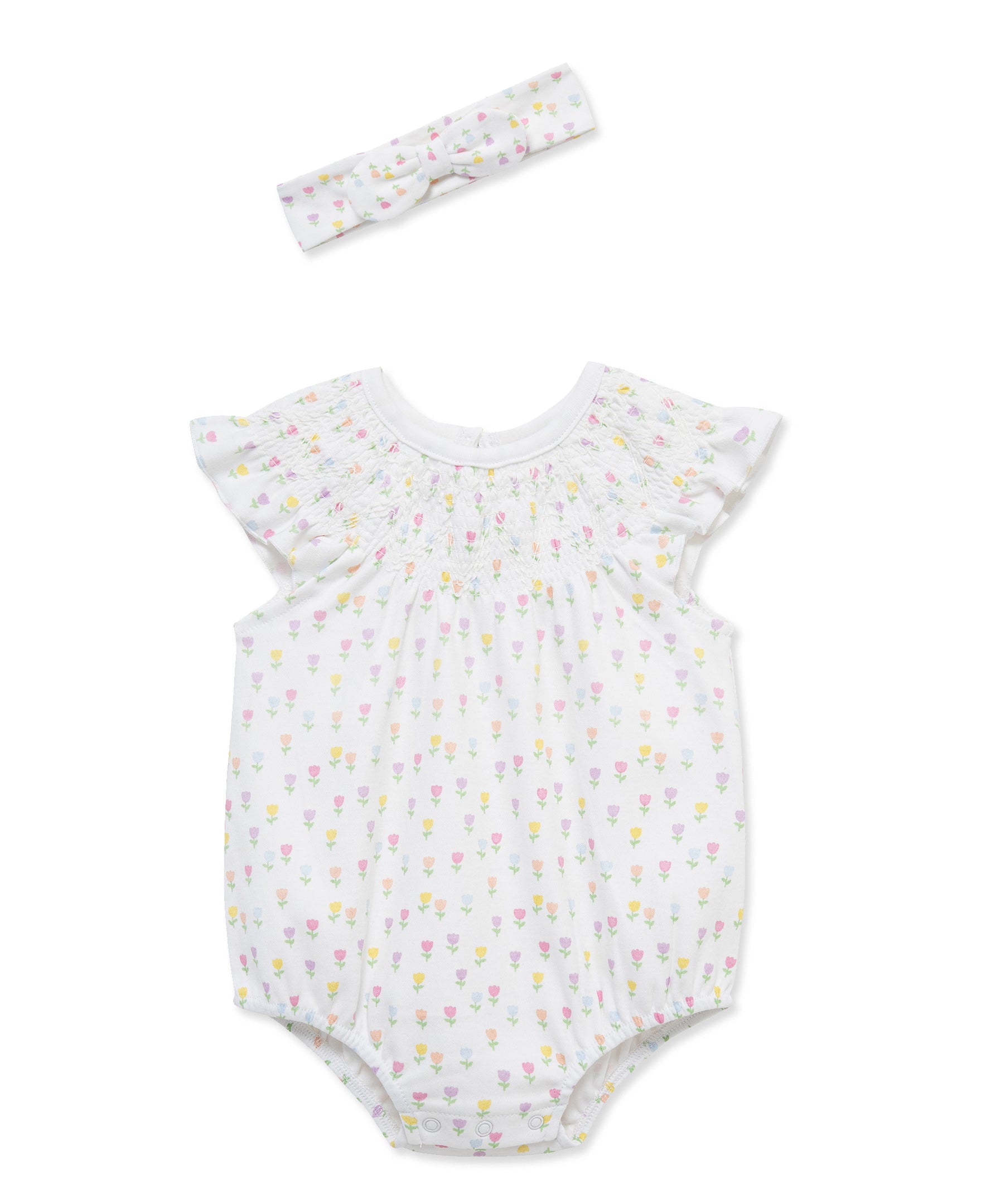 Tulip Knit Bubble & Headband