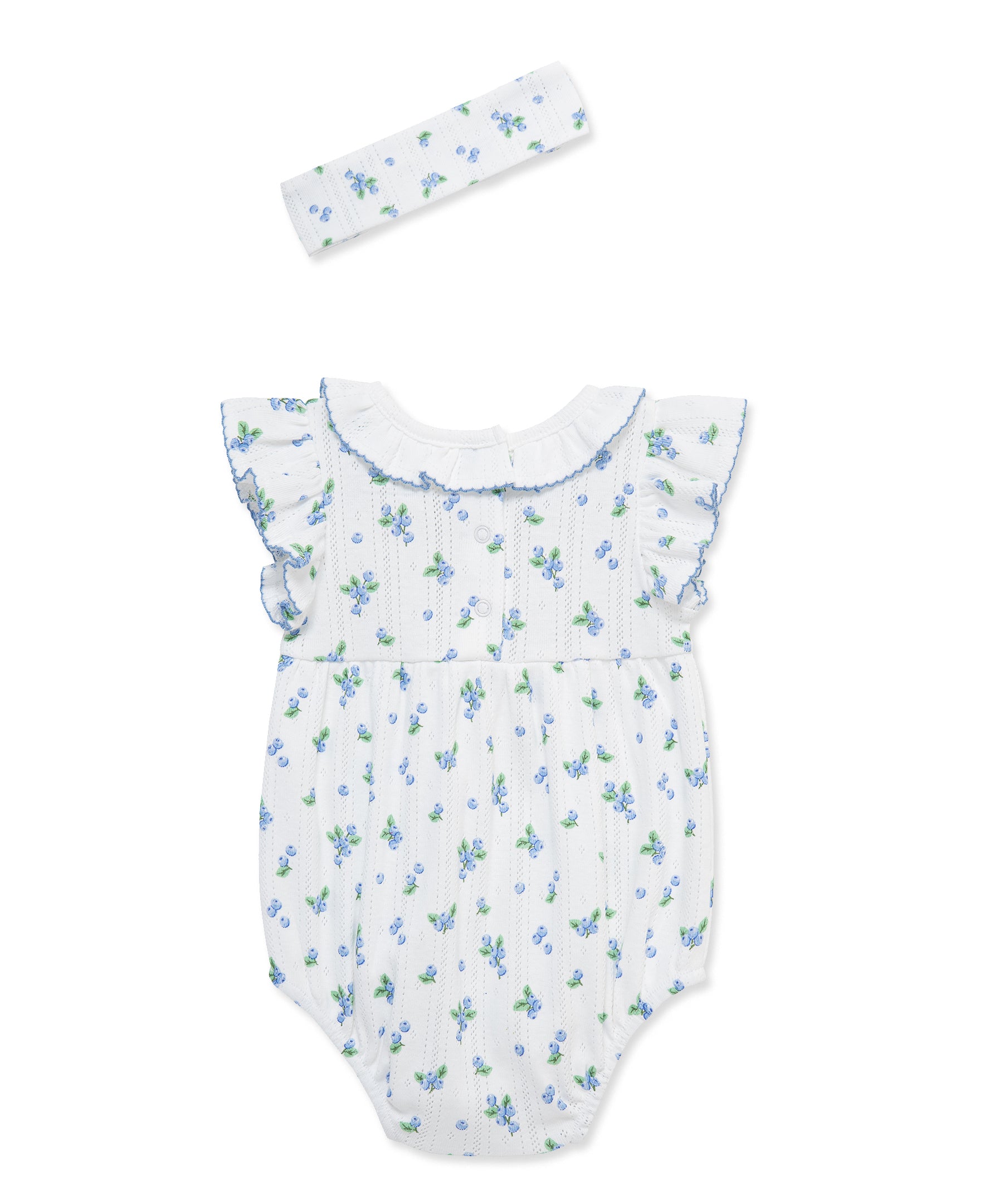 Blueberry Knit Bubble & Headband