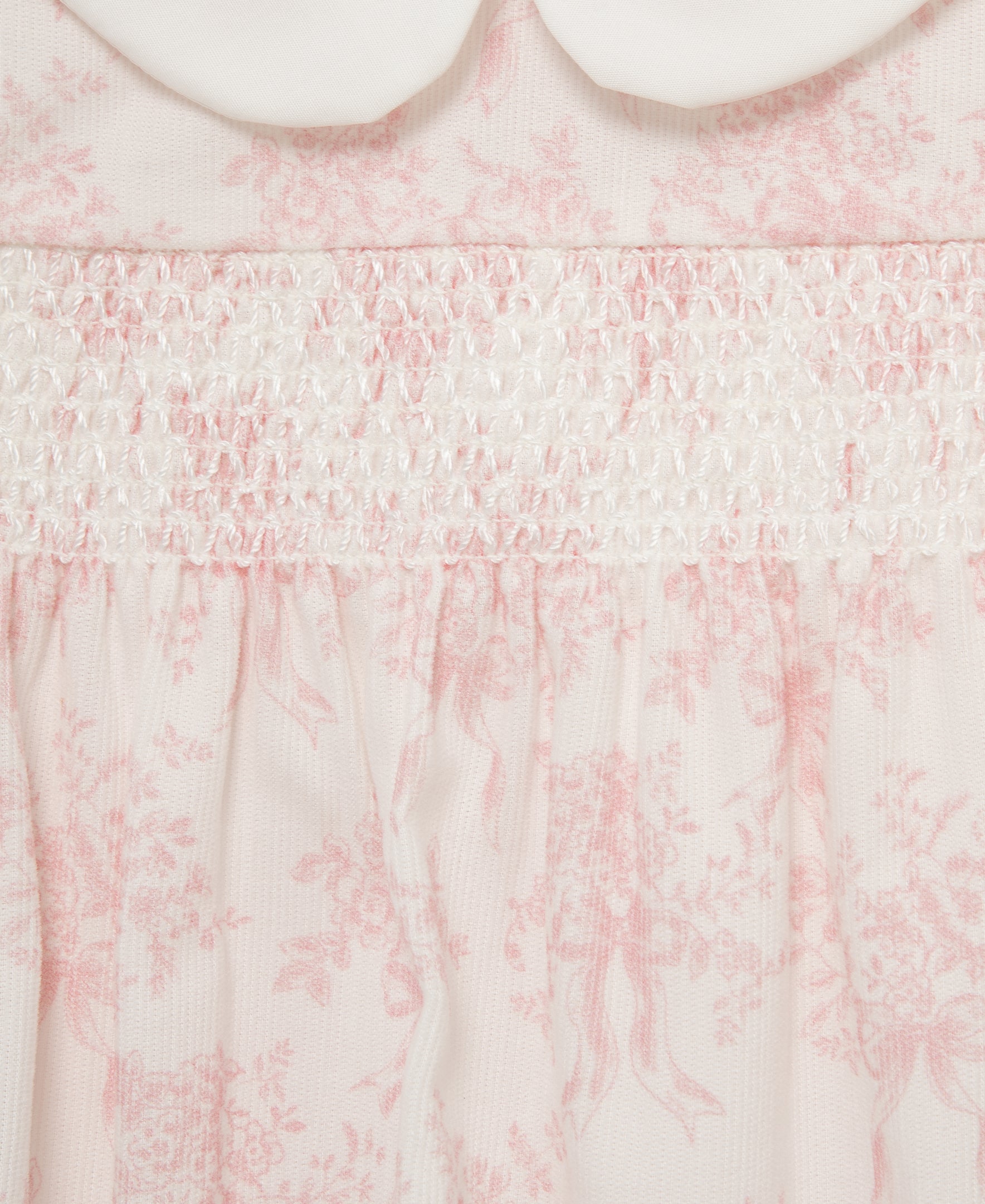 Bow Toile Woven Bubble Set - Little Me