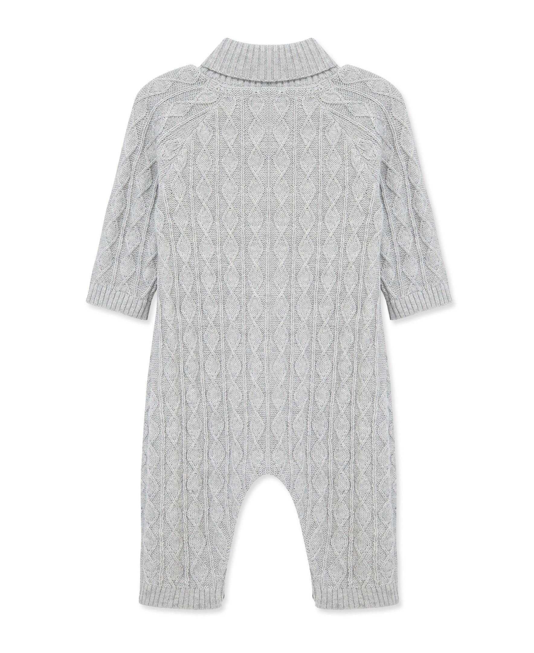 Diamond Stitch Sweater Coverall (3M-9M) - Little Me