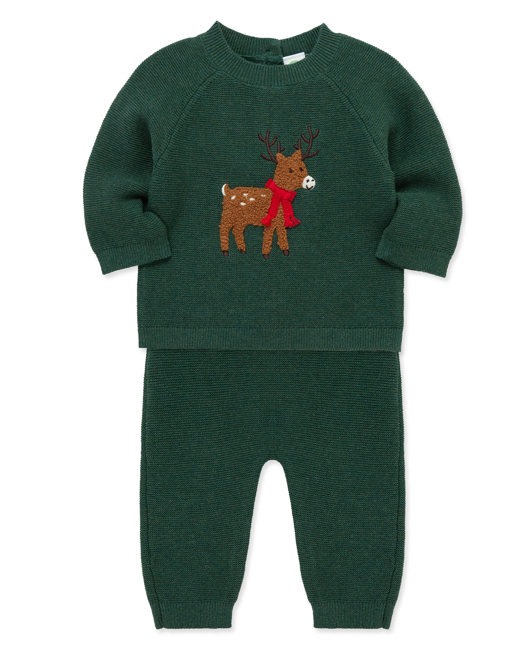 Deer Sweater Set (3M-9M) - Little Me