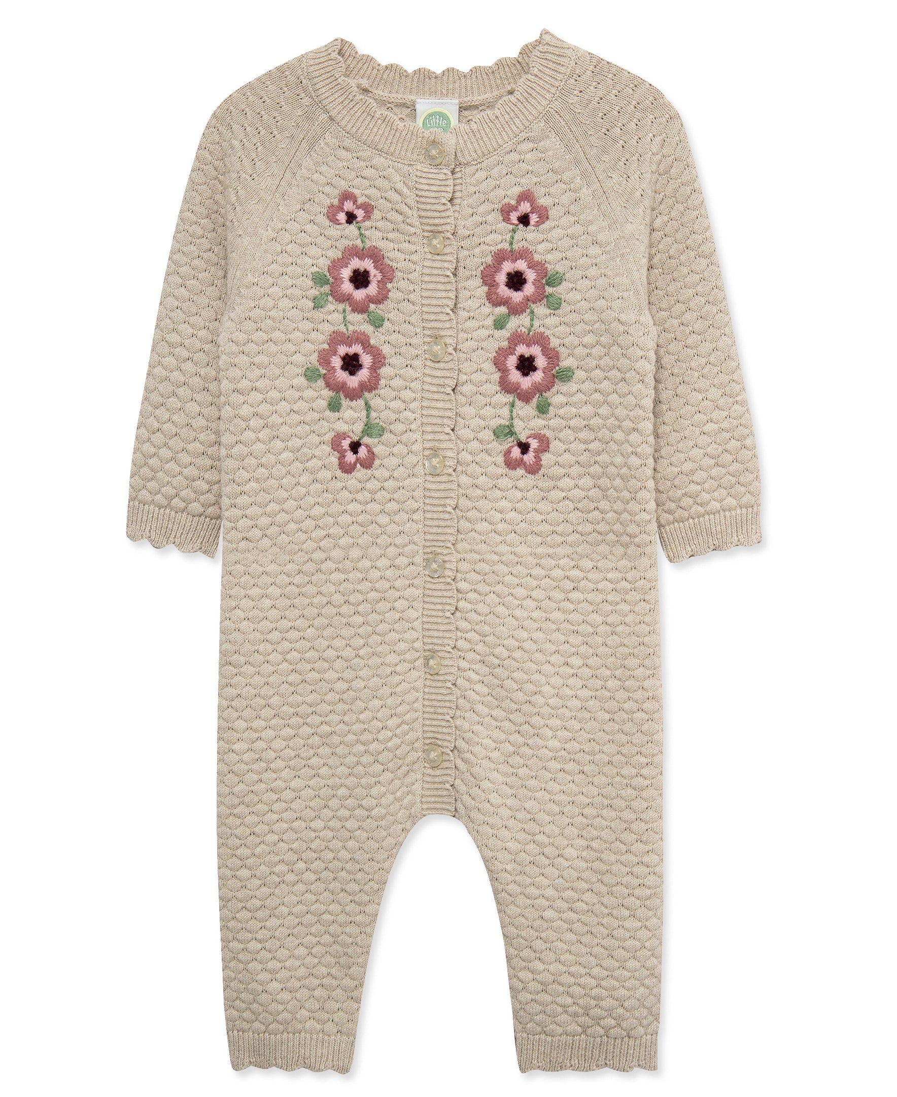 Garland Sweater Coverall (3M-9M) - Little Me