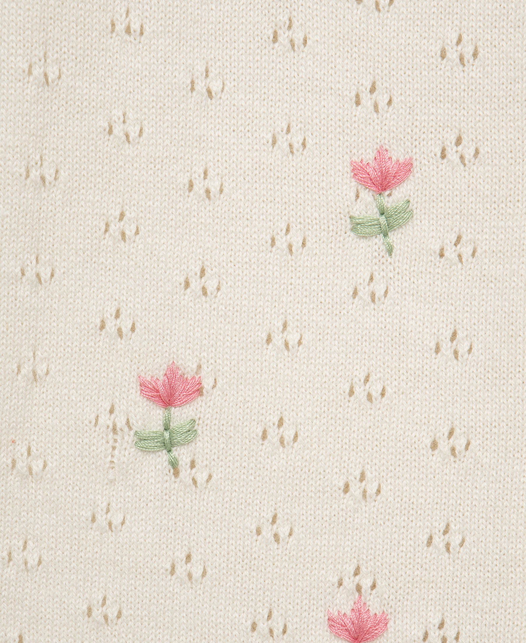 Flowers Sweater Coverall (3M-9M) - Little Me