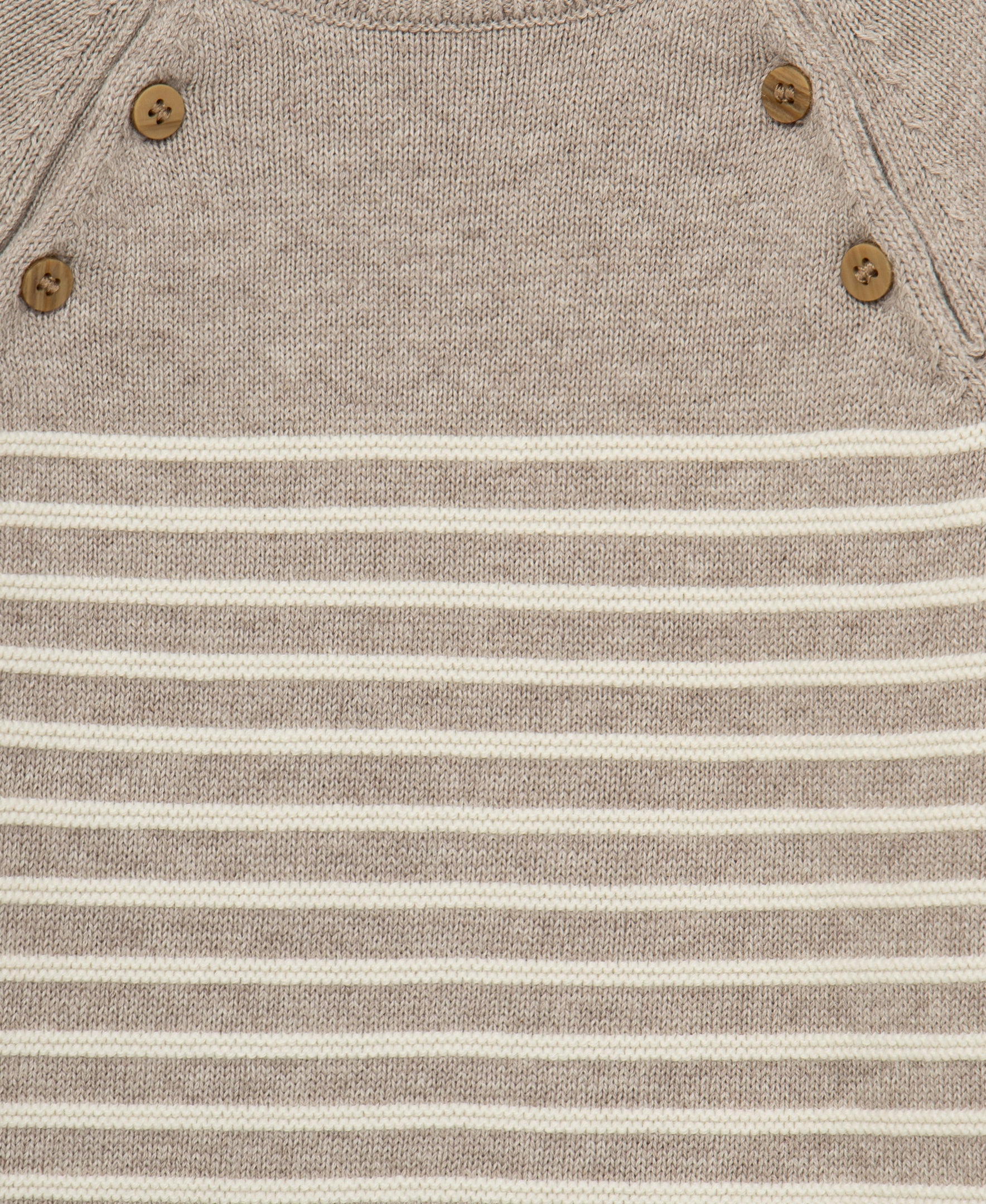 Placed Stripe Sweater Coverall (3M-9M) - Little Me